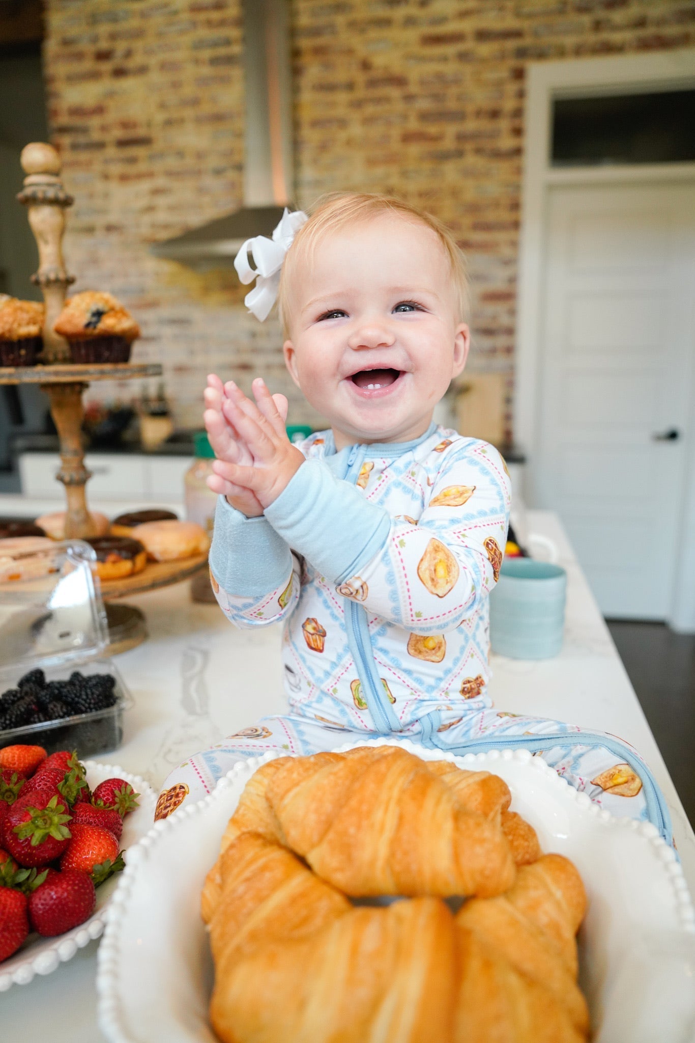 Blue Breakfast - Bamboo Sleeper - Bexa Boutique