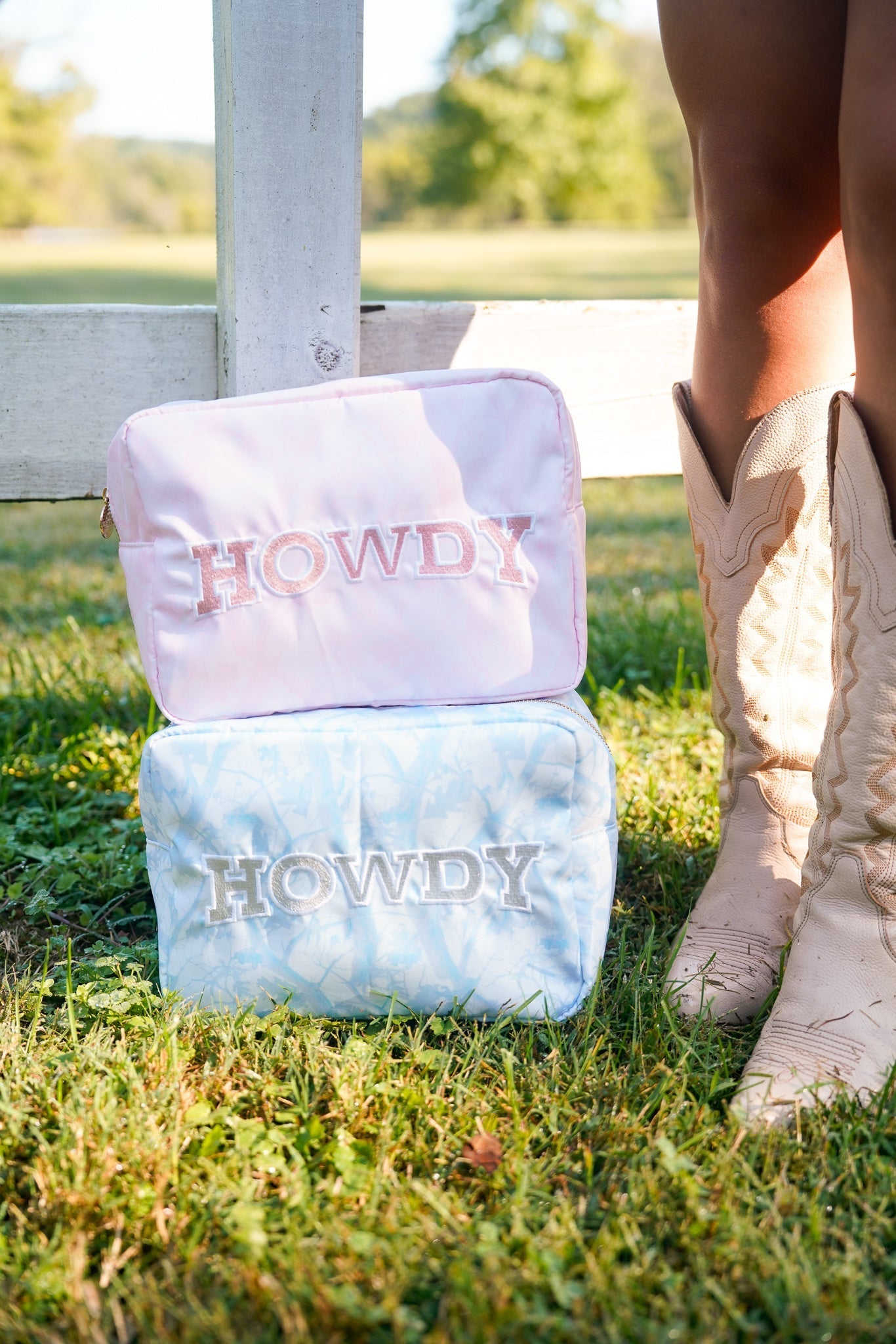 Howdy - Camo XL Bag - Blue Camo - Bexa Boutique