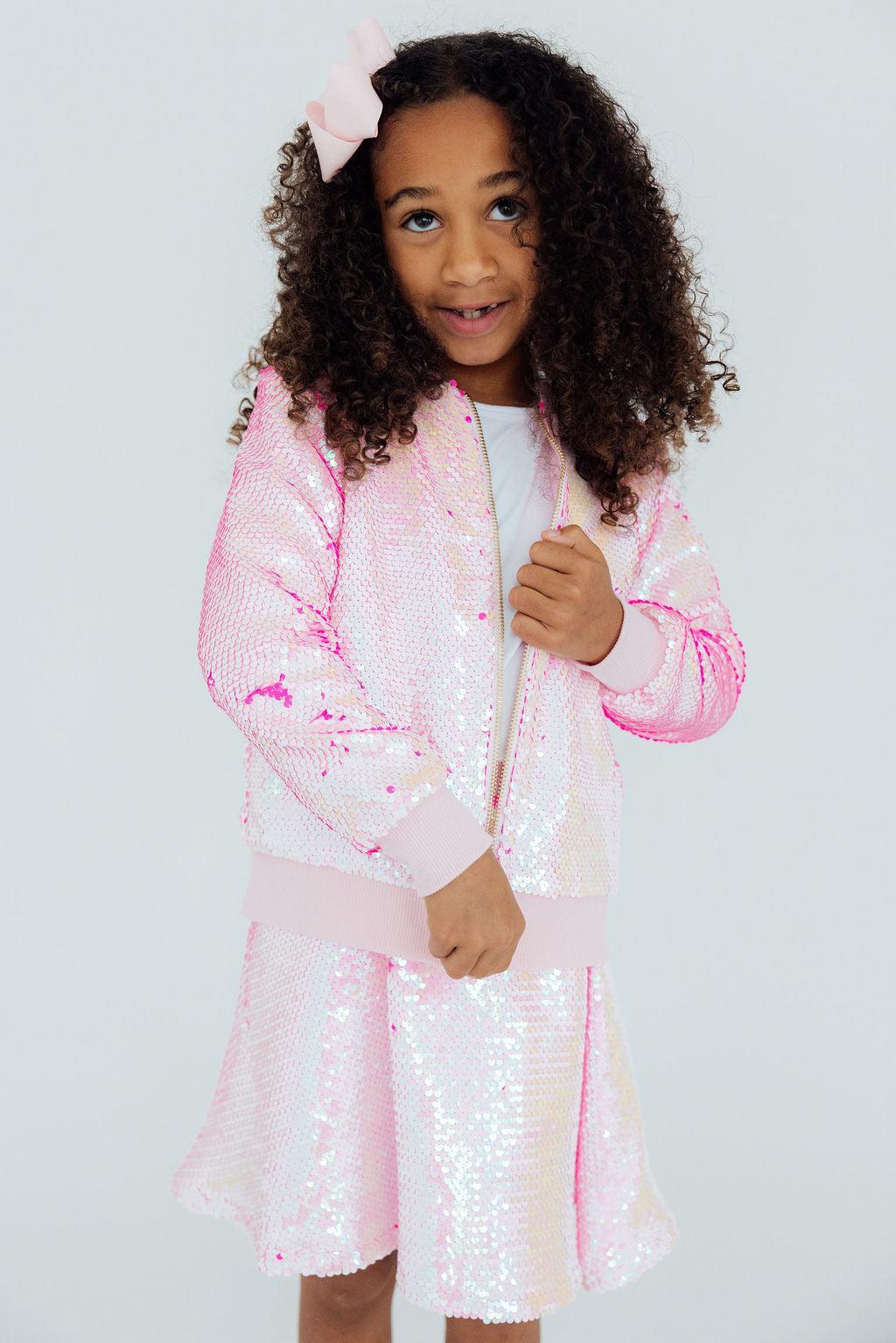 Diva Pink Flip Sequin Jacket - Bexa Boutique