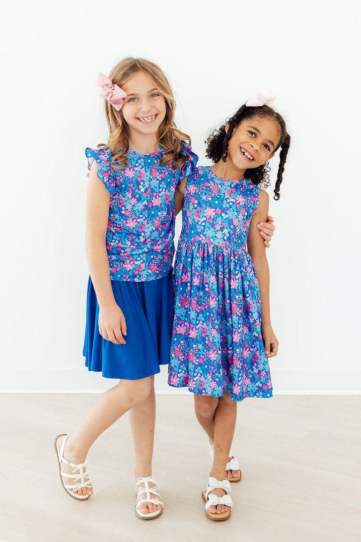 Dreaming Daisies S/S Ruffle Tee - Bexa Boutique