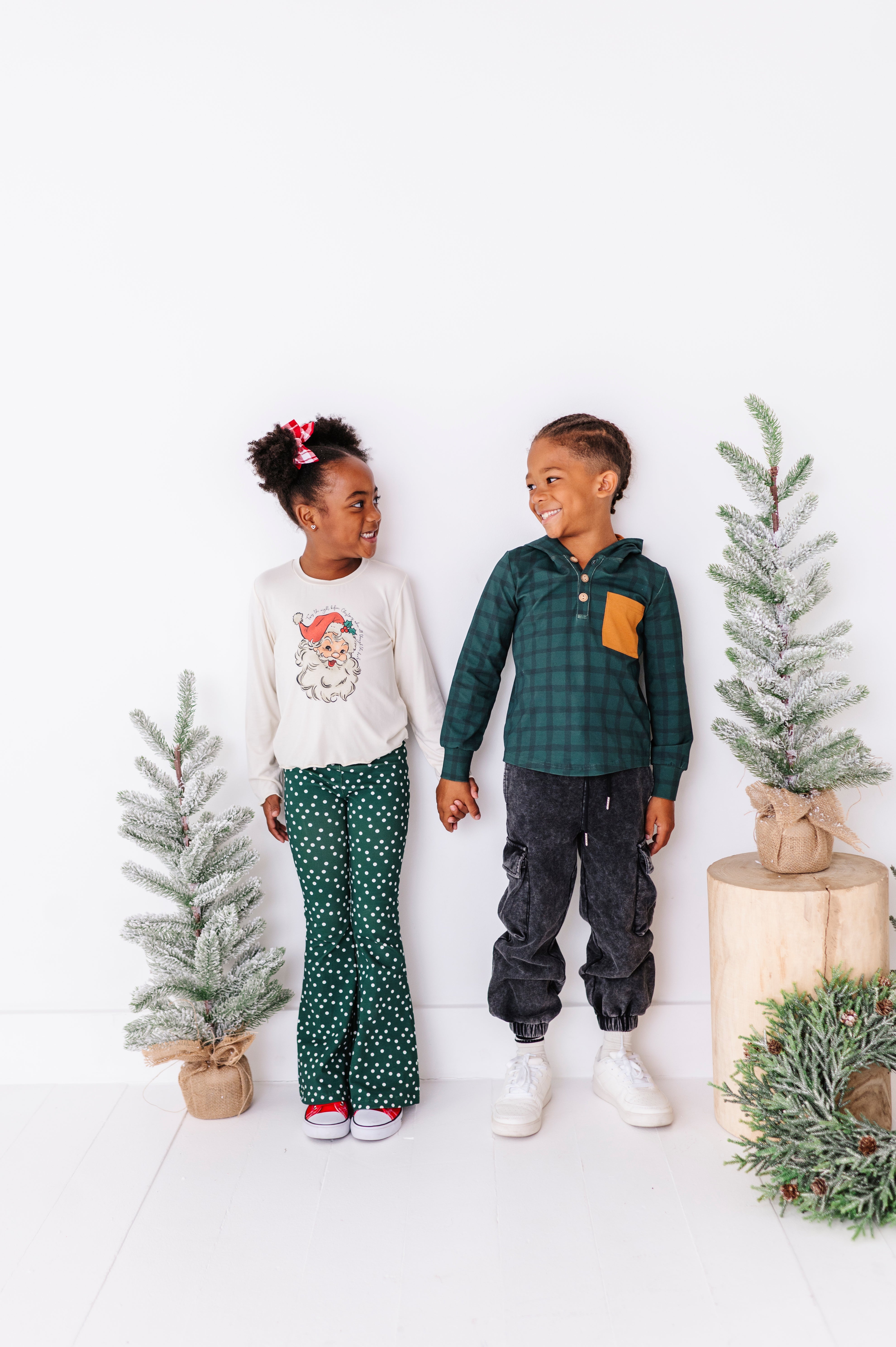 Jolly Santa Top| Bamboo Long Sleeve