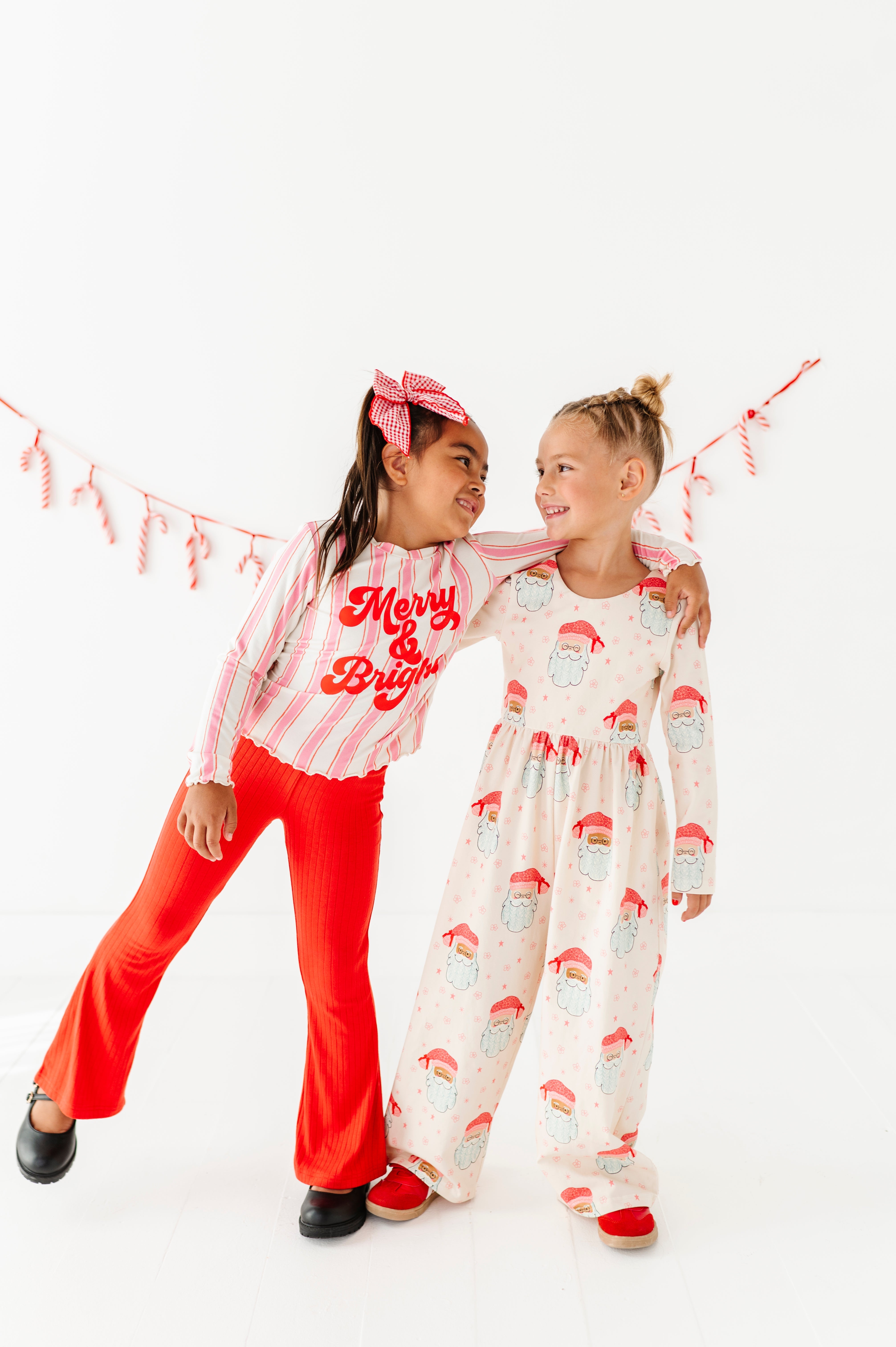 Pink Santas Romper | ROMPER