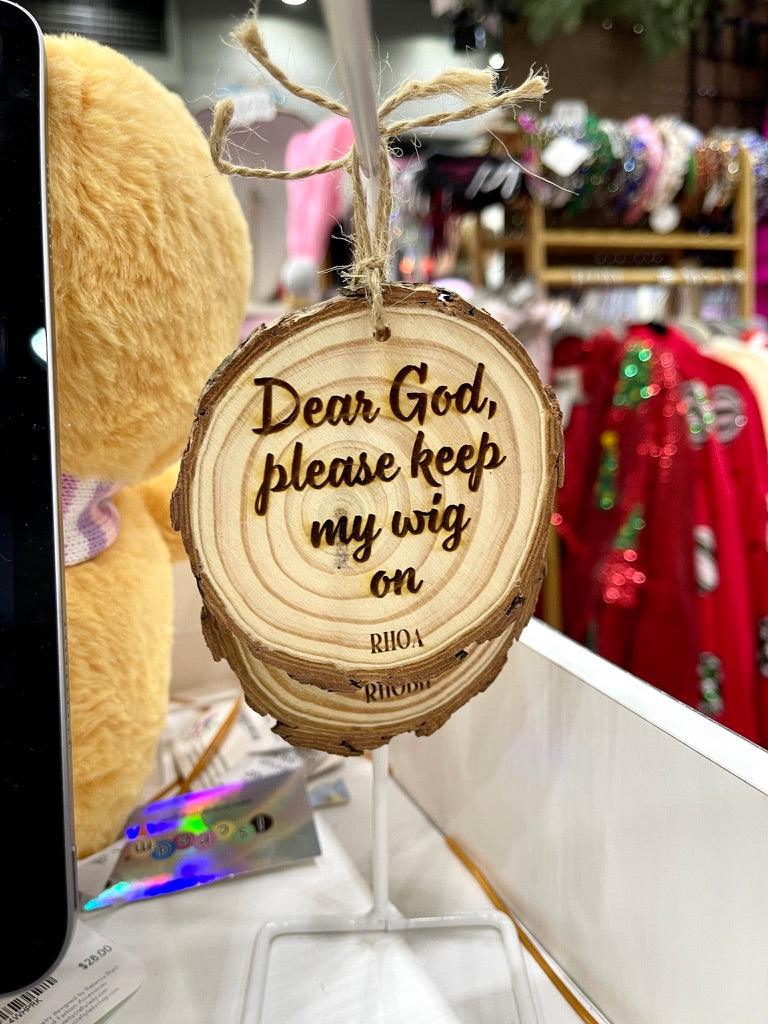 Real Housewives Iconic Quotes on Wood Round Ornaments - "Goodbye Kyle" - Bexa Boutique