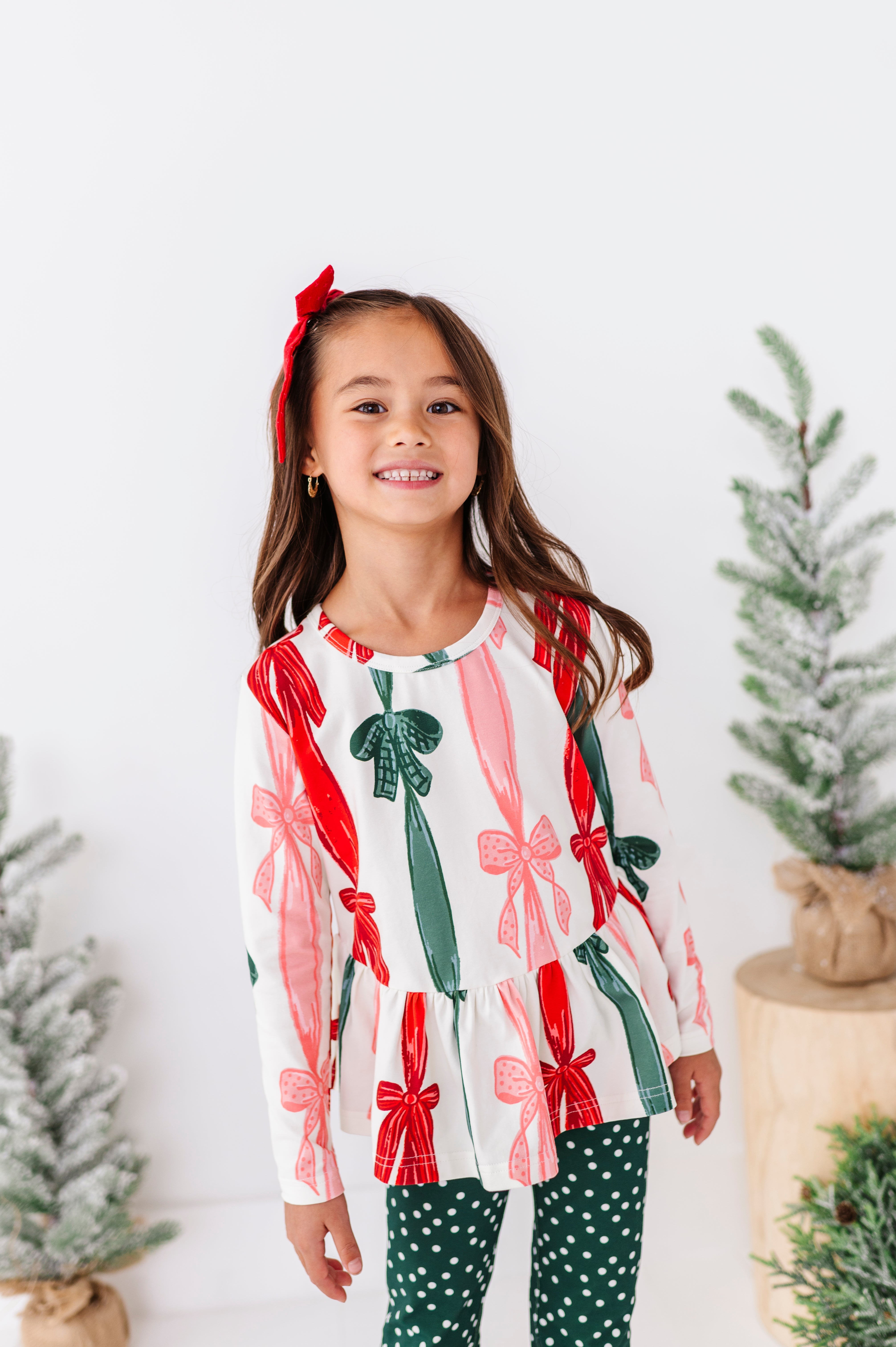 Wrapping Bows Top | PEPLUM