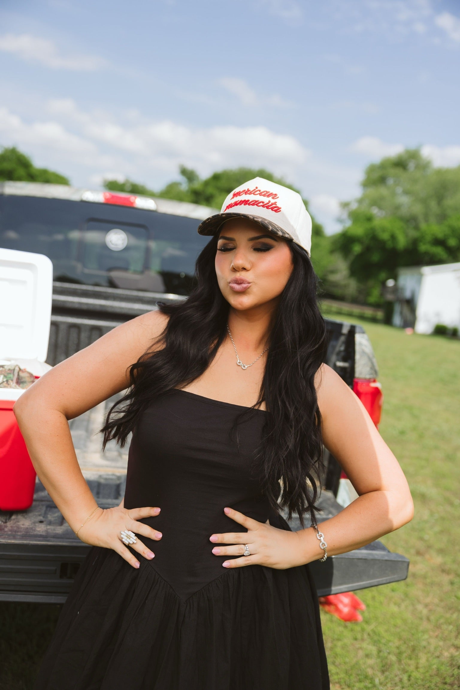 'Merican Mamacita - Leopard Vintage Trucker Hat - Bexa Boutique