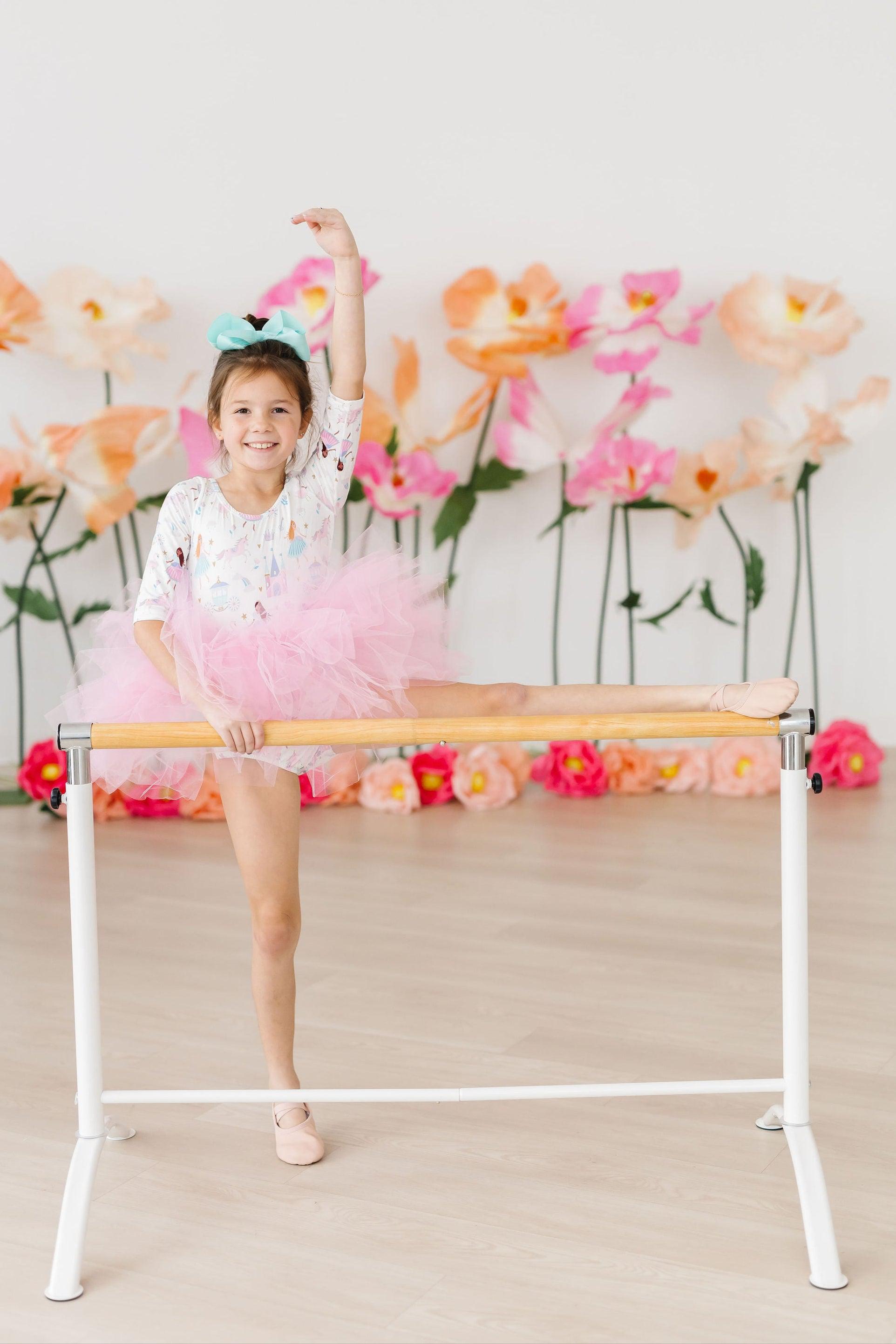 Fairy Princess 3/4 Sleeve Tutu Leotard - Bexa Boutique