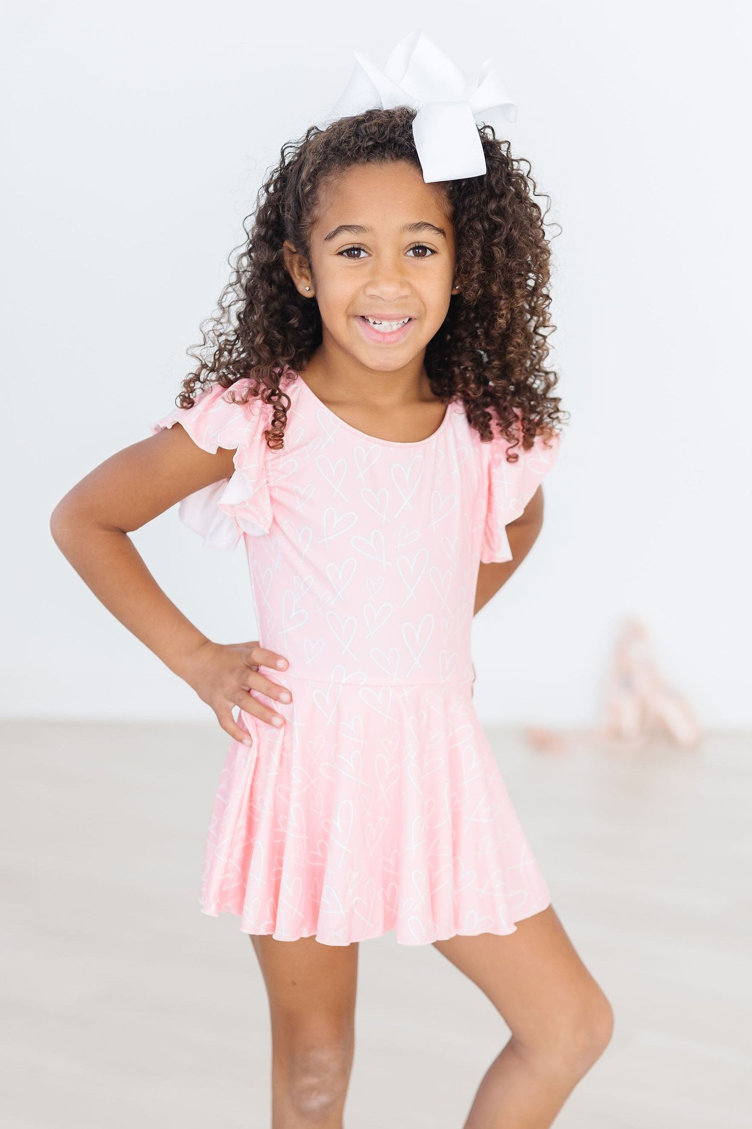 Feeling Pink S/S Twirl Leotard - Bexa Boutique