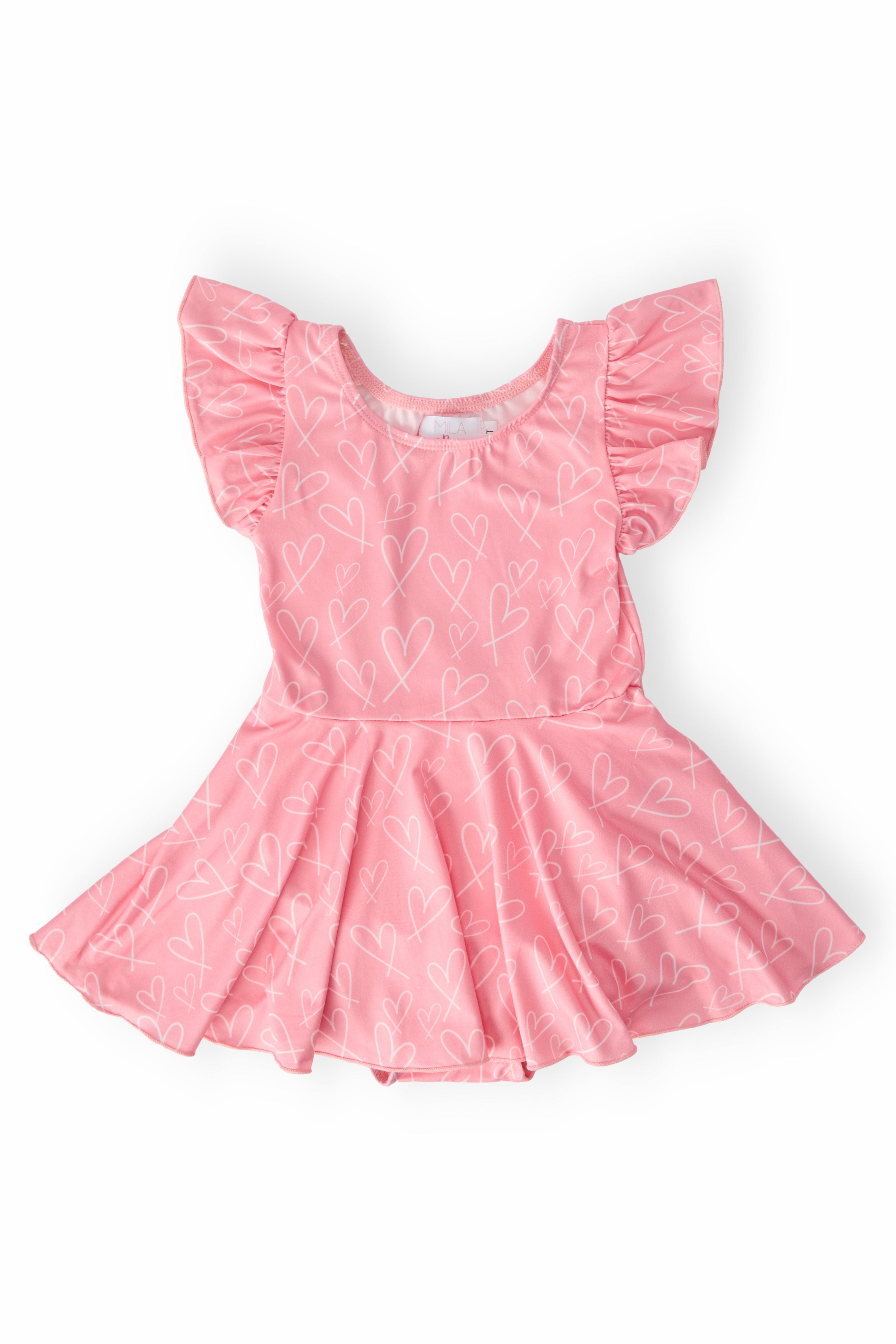 Feeling Pink S/S Twirl Leotard - Bexa Boutique