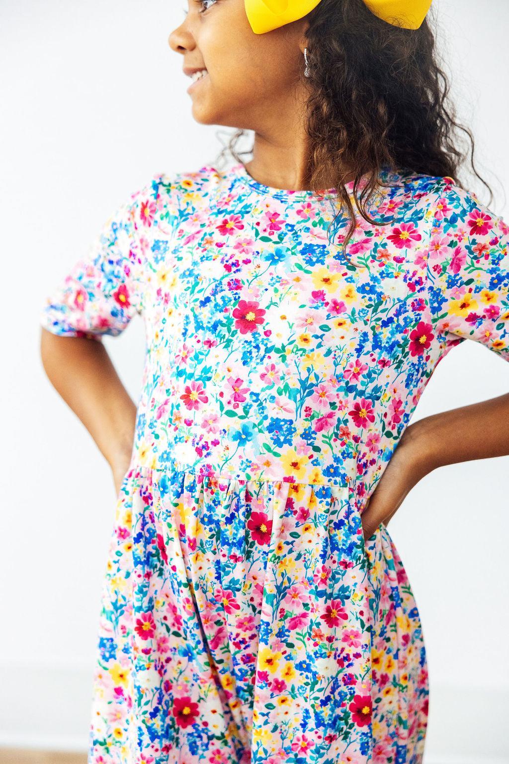 Fluttering Flowers Wide Leg Jumpsuit - Bexa Boutique