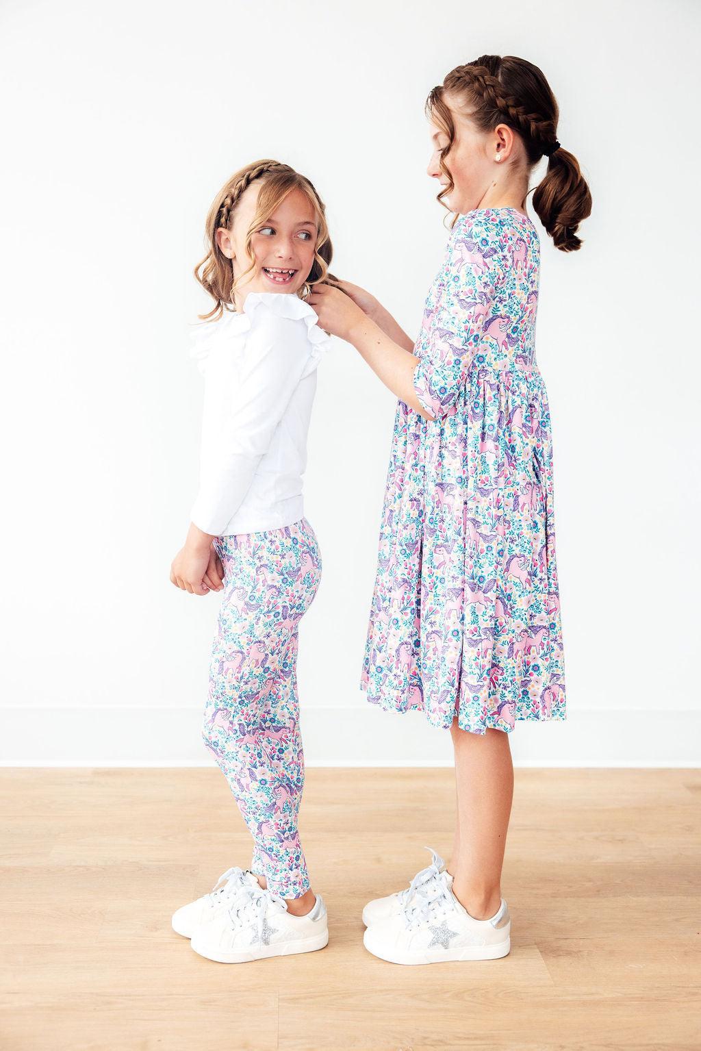 Head in the Clouds 3/4 Sleeve Pocket Twirl Dress - Bexa Boutique