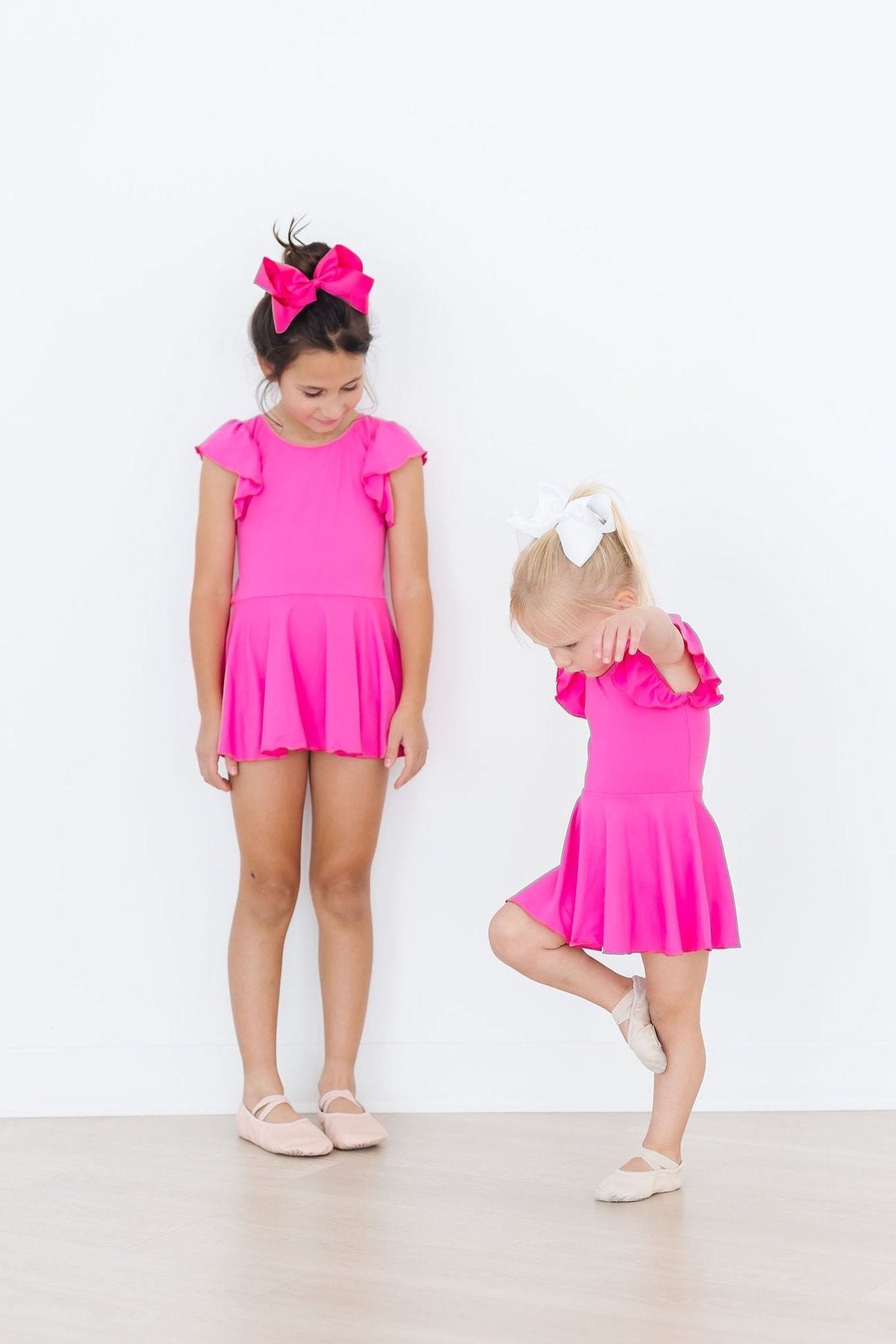Hot Pink S/S Twirl Leotard - Bexa Boutique