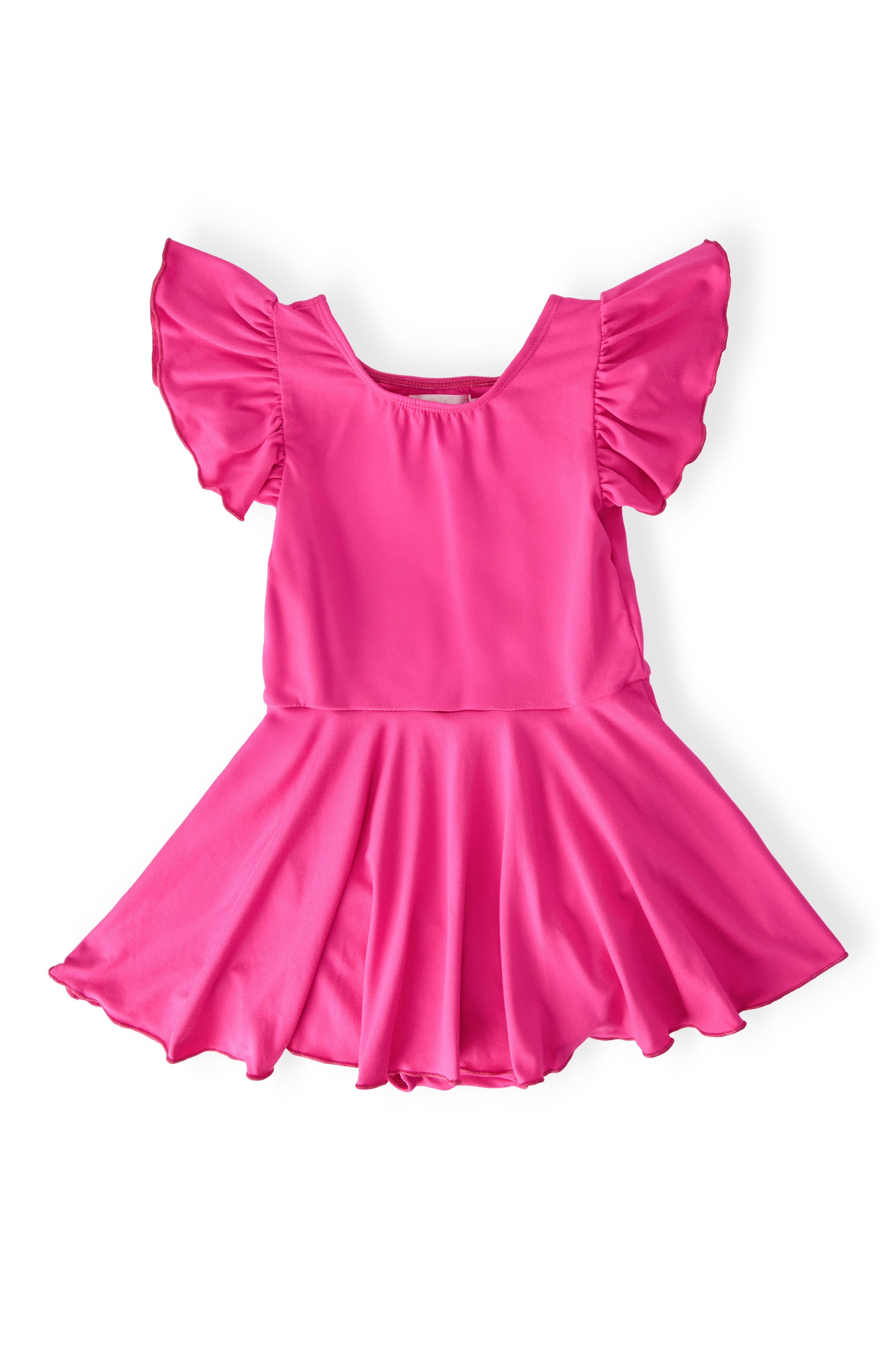 Hot Pink S/S Twirl Leotard - Bexa Boutique