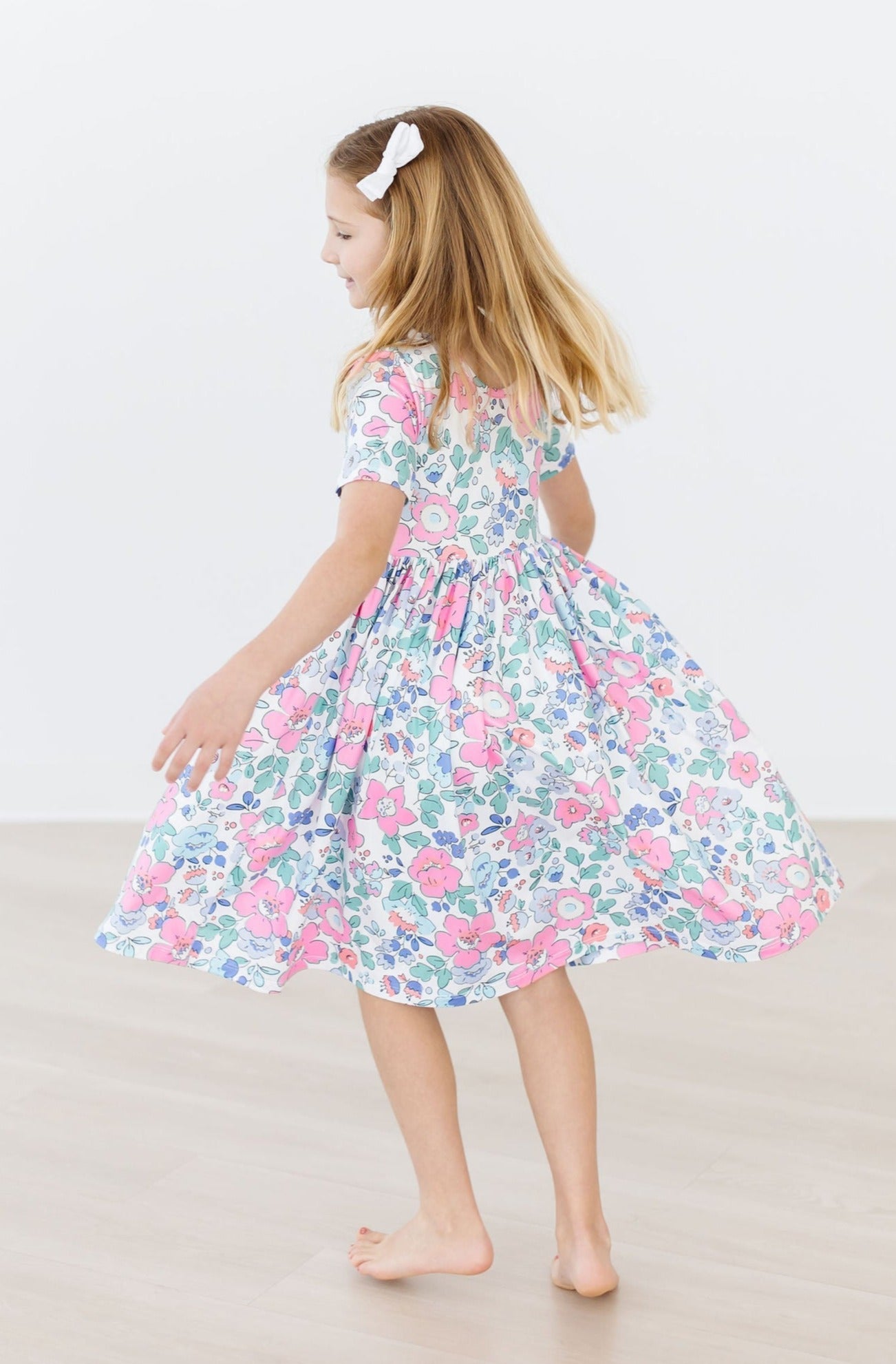 Hydrangea S/S Pocket Twirl Dress - Bexa Boutique