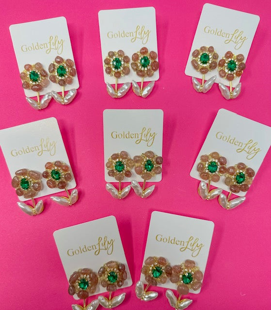 Flower Stud Earrings - Bexa Boutique