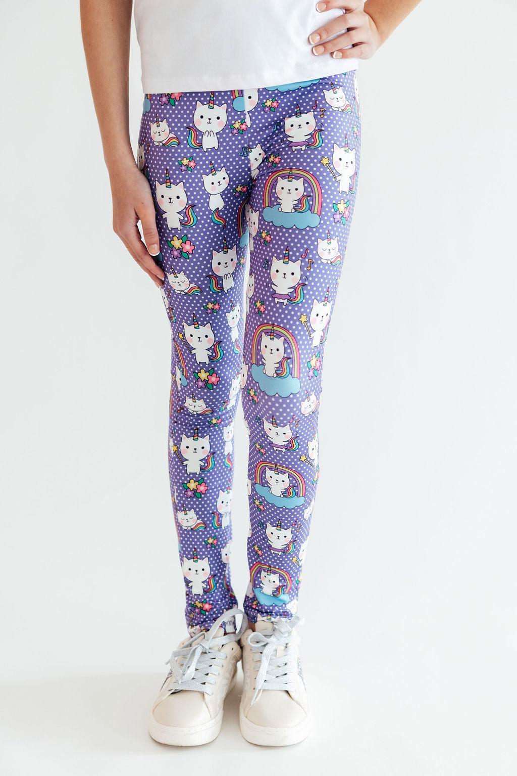 Kitties in the Clouds Leggings - Bexa Boutique