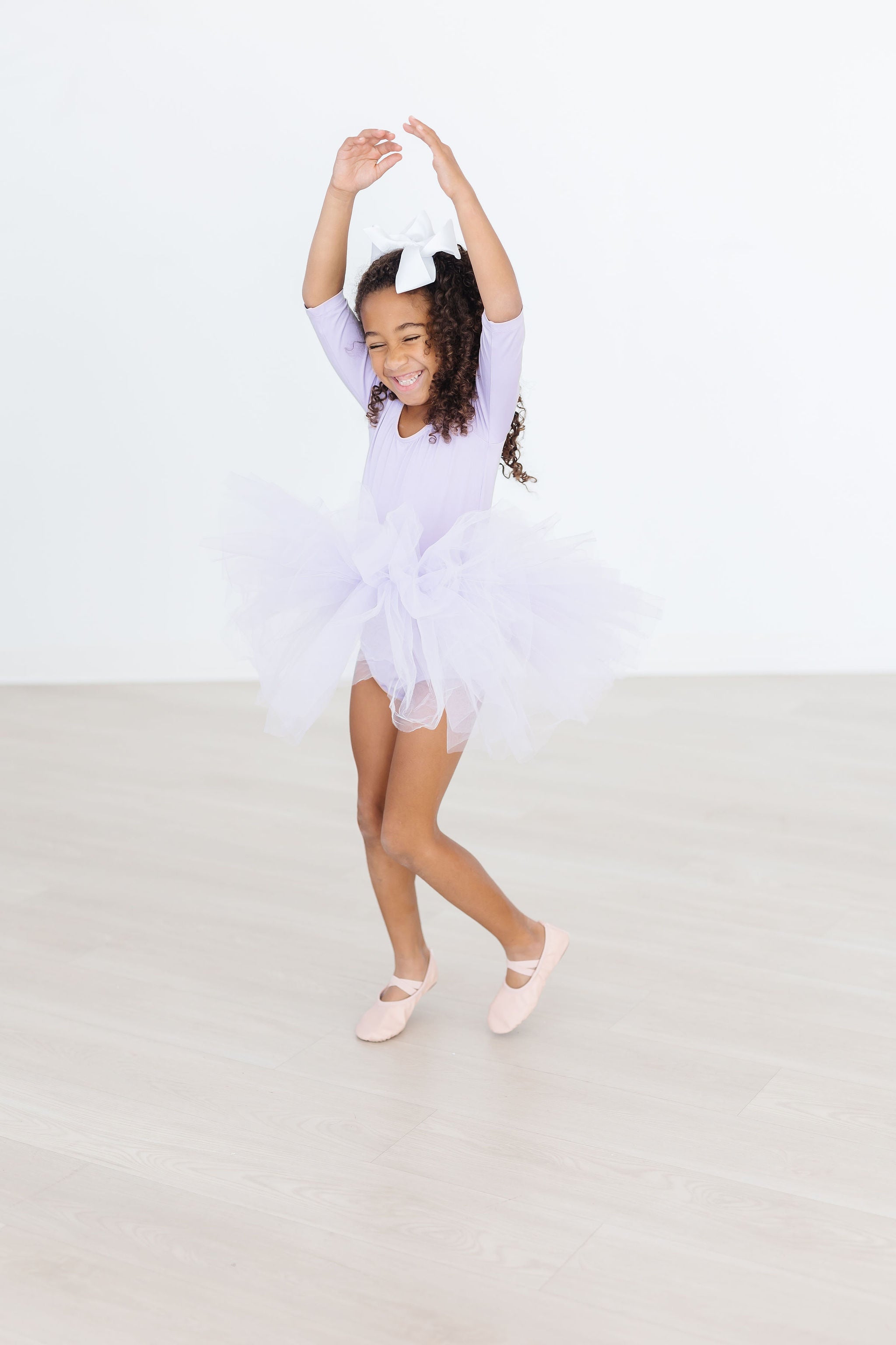 Lavender 3/4 Tutu Leotard - Bexa Boutique
