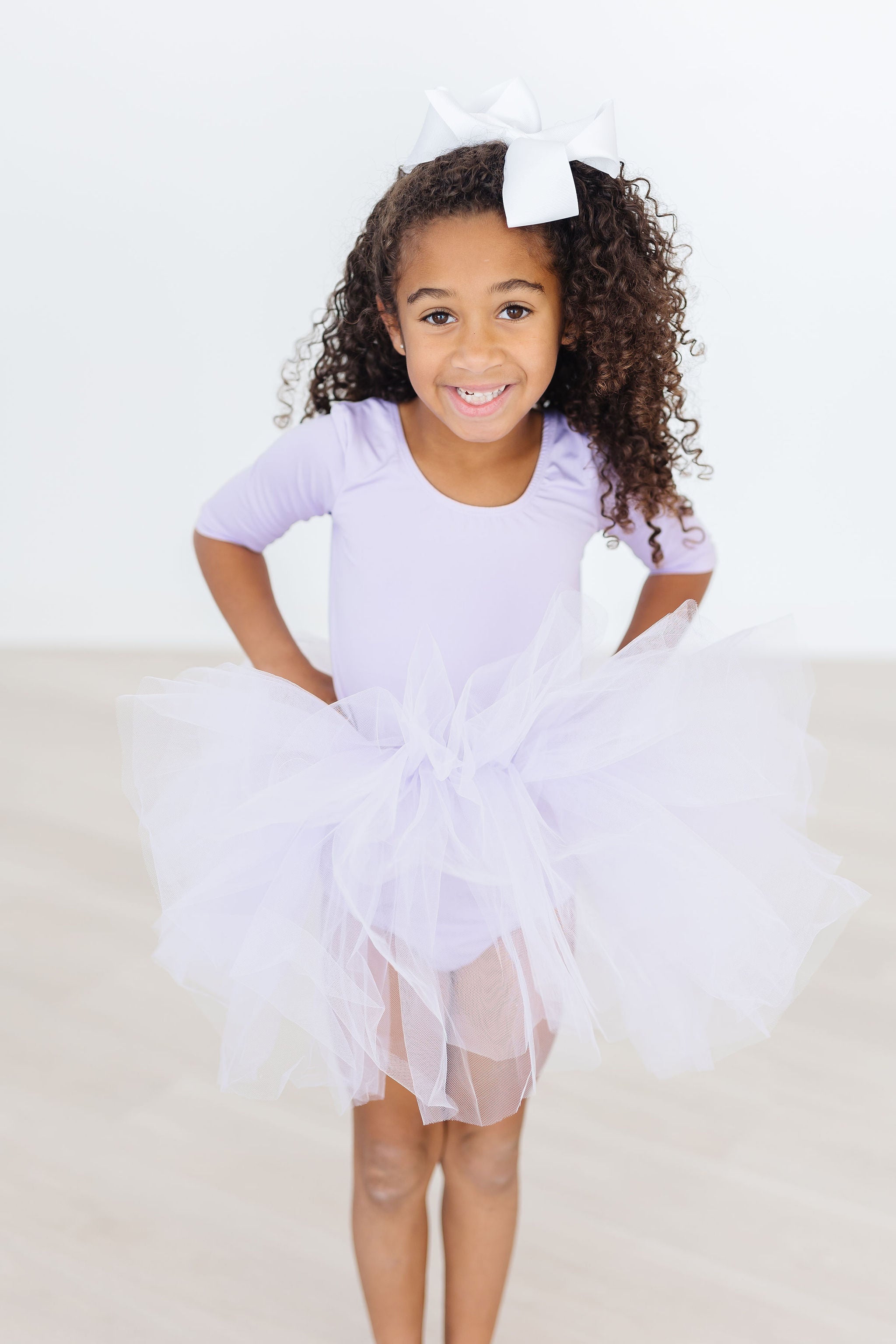 Lavender 3/4 Tutu Leotard - Bexa Boutique