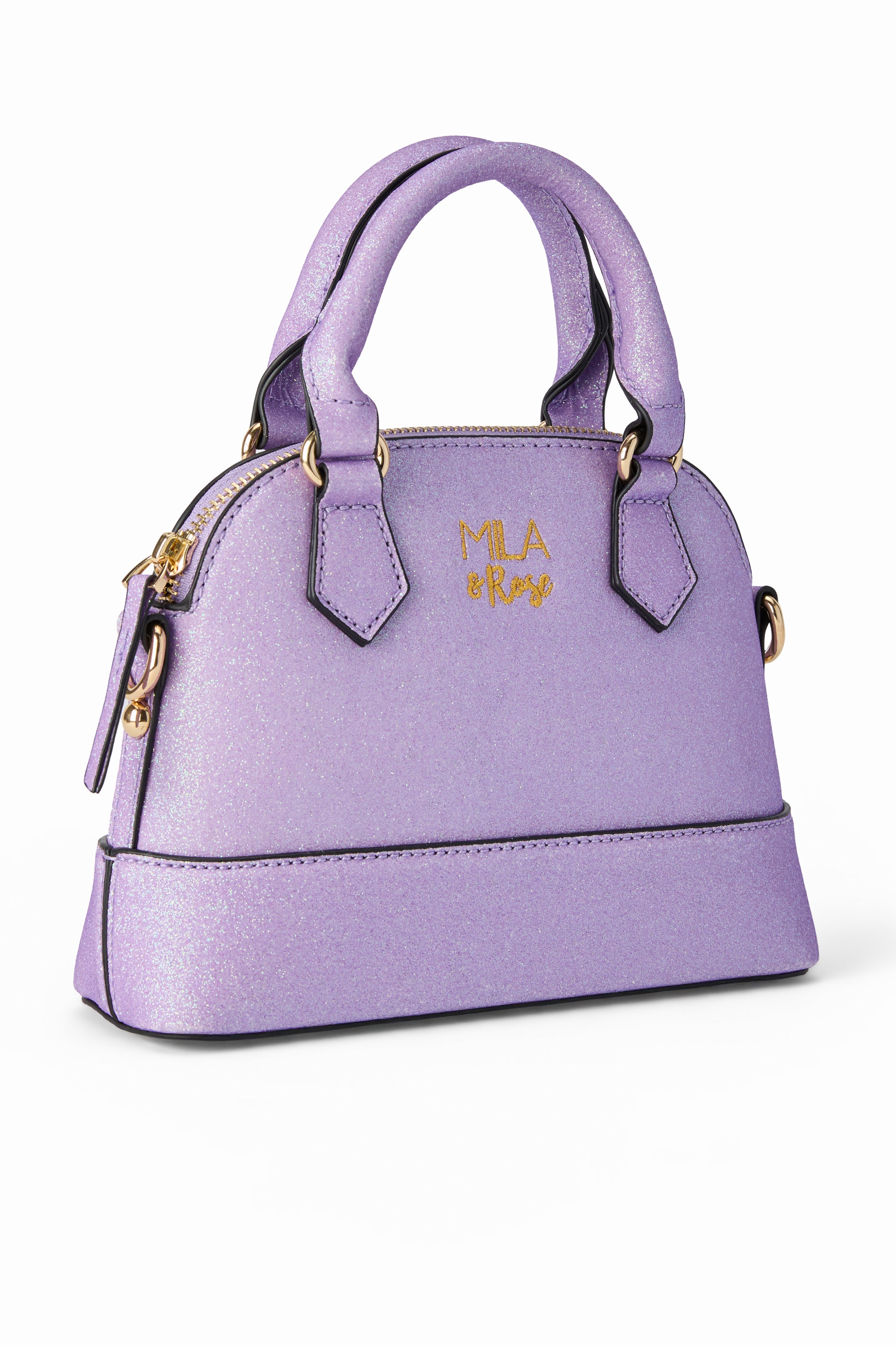 Lavender Glitter Girl's Crossbody Purse - Bexa Boutique