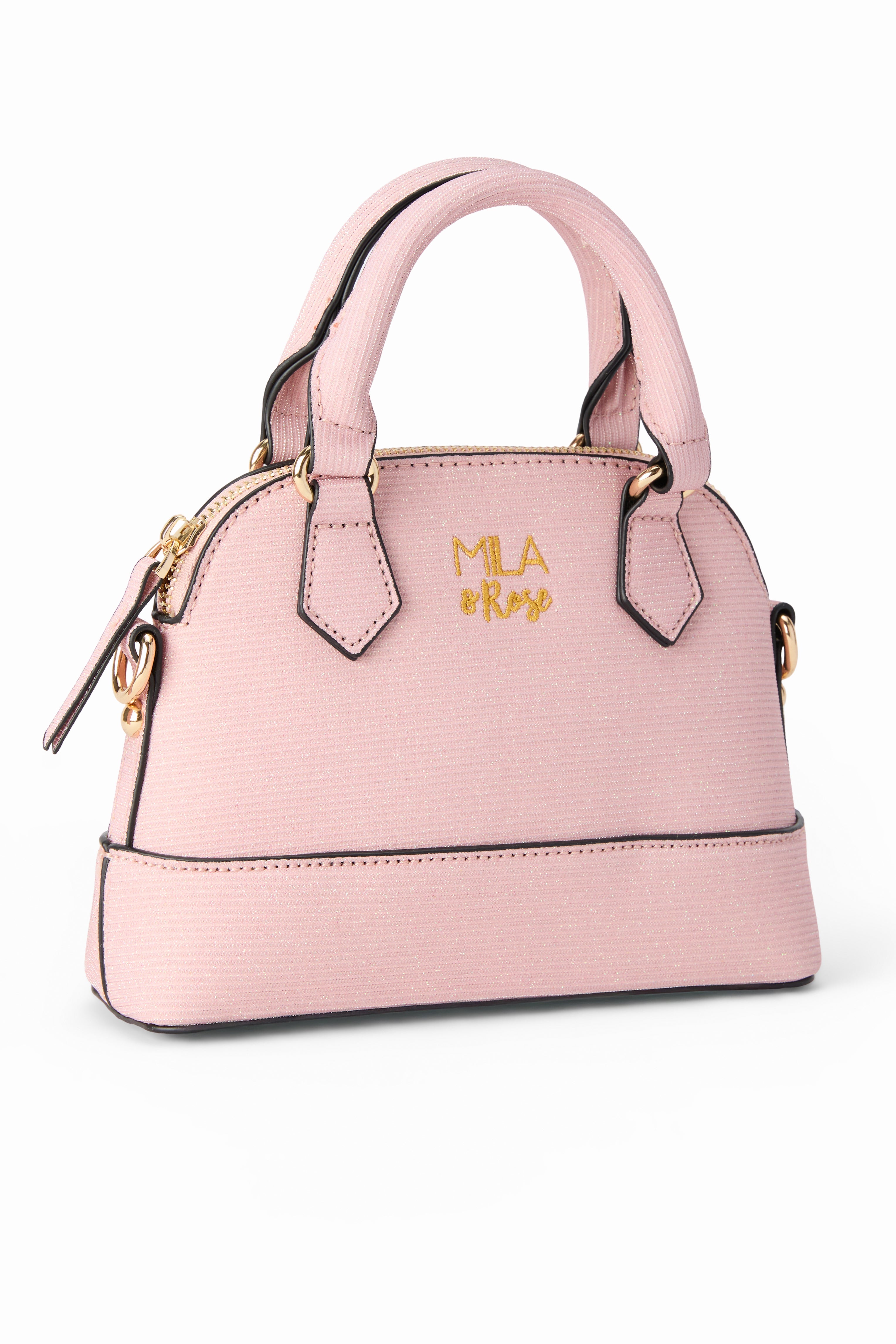 Light Pink Shimmer Girl's Crossbody Purse - Bexa Boutique