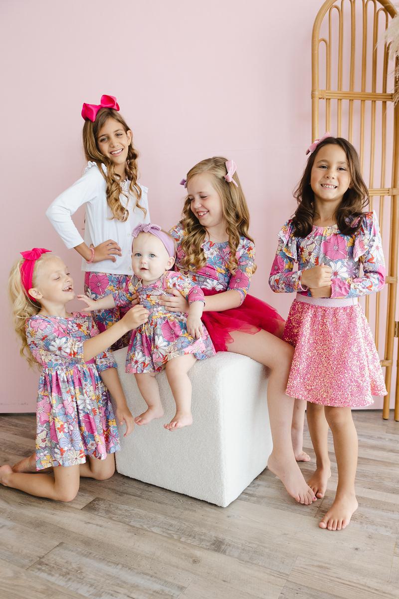 Mauve What's Up Buttercup 3/4 Tutu Leotard - Bexa Boutique