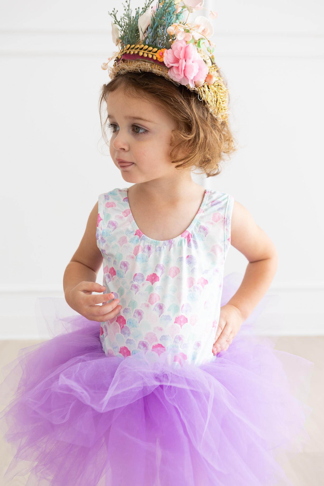 Mermaid Scales Tank Tutu Leotard - Bexa Boutique
