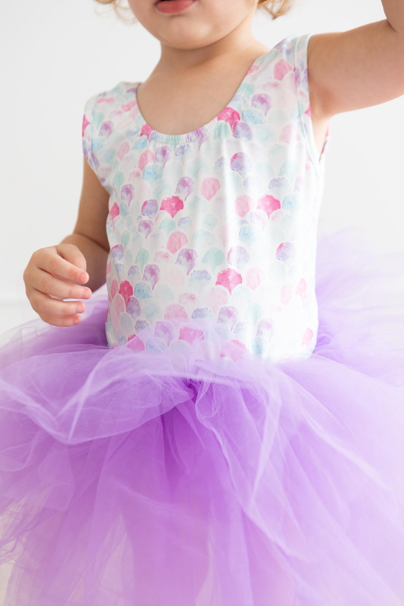 Mermaid Scales Tank Tutu Leotard - Bexa Boutique