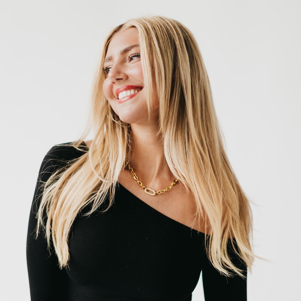 Michaela Diamond Chain Necklace - WATERPROOF - Bexa Boutique