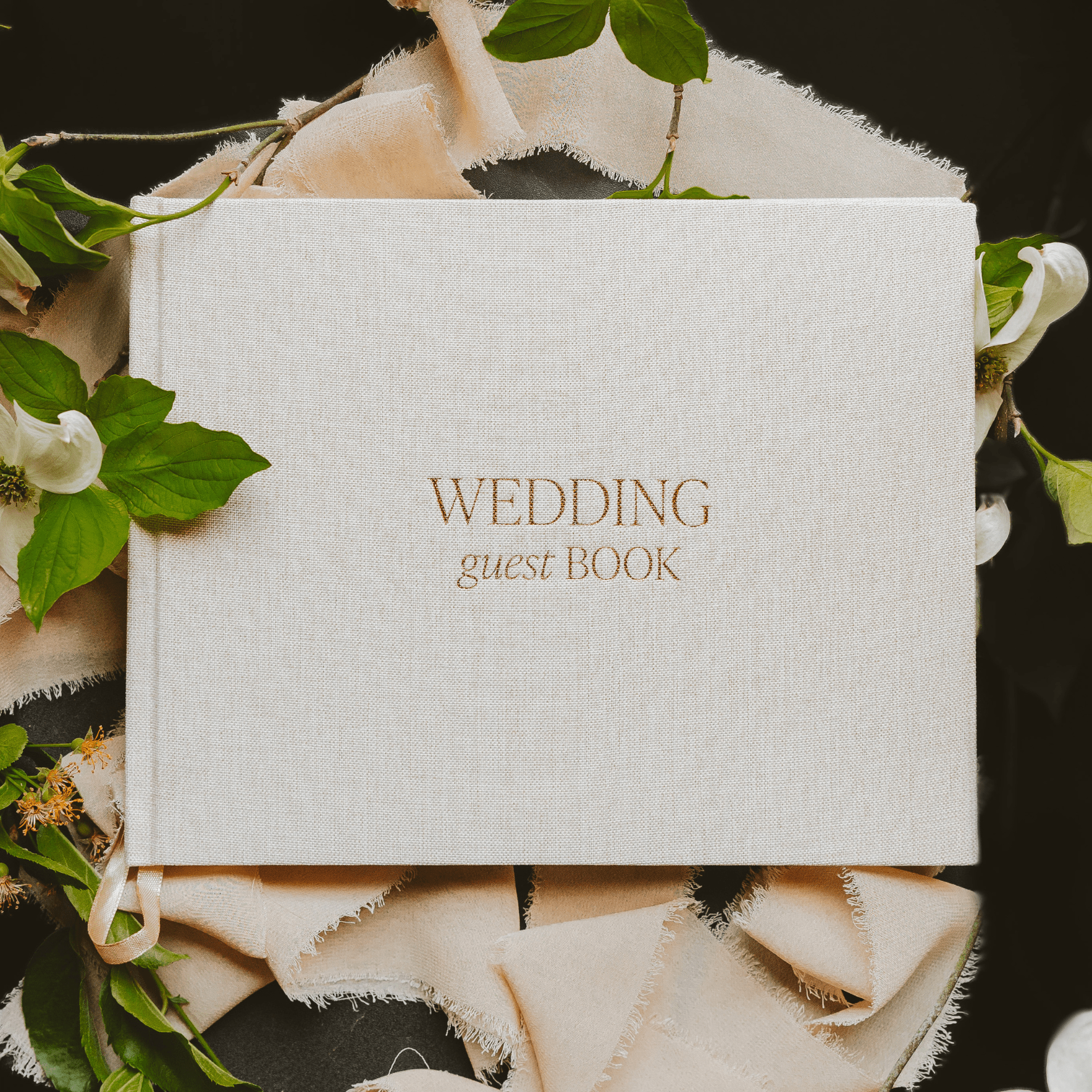 Tan Wedding Guestbook - Bexa Boutique