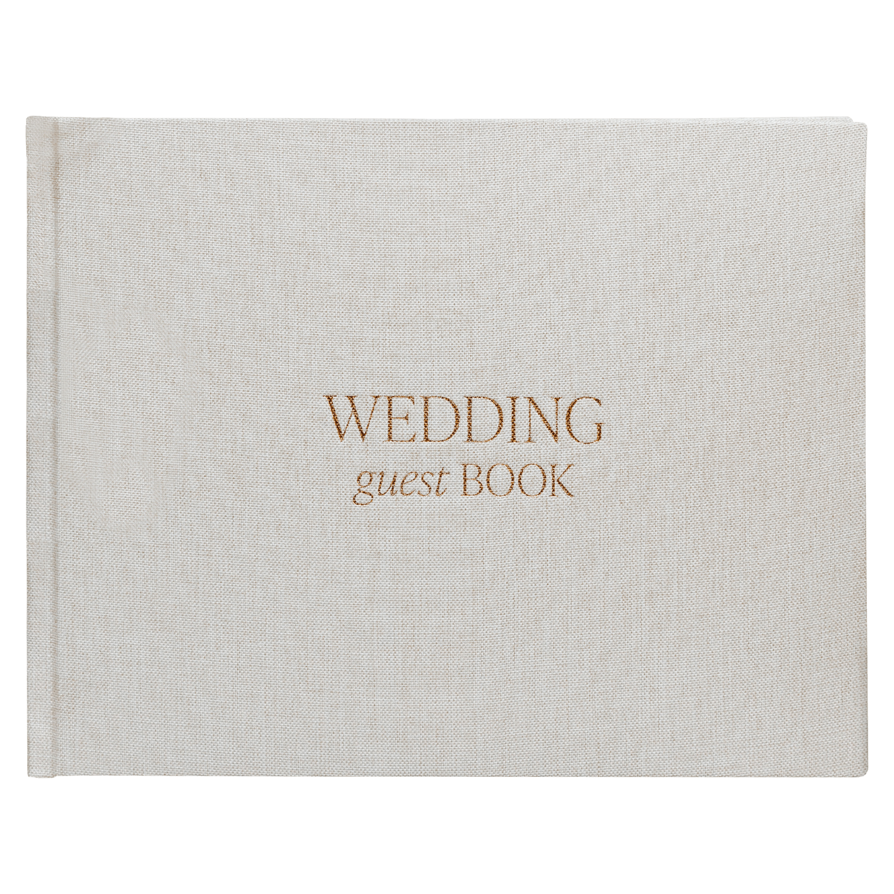 Tan Wedding Guestbook - Bexa Boutique