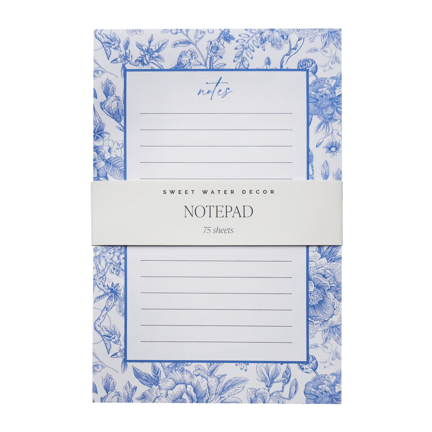 Blue Delft Notepad - Bexa Boutique