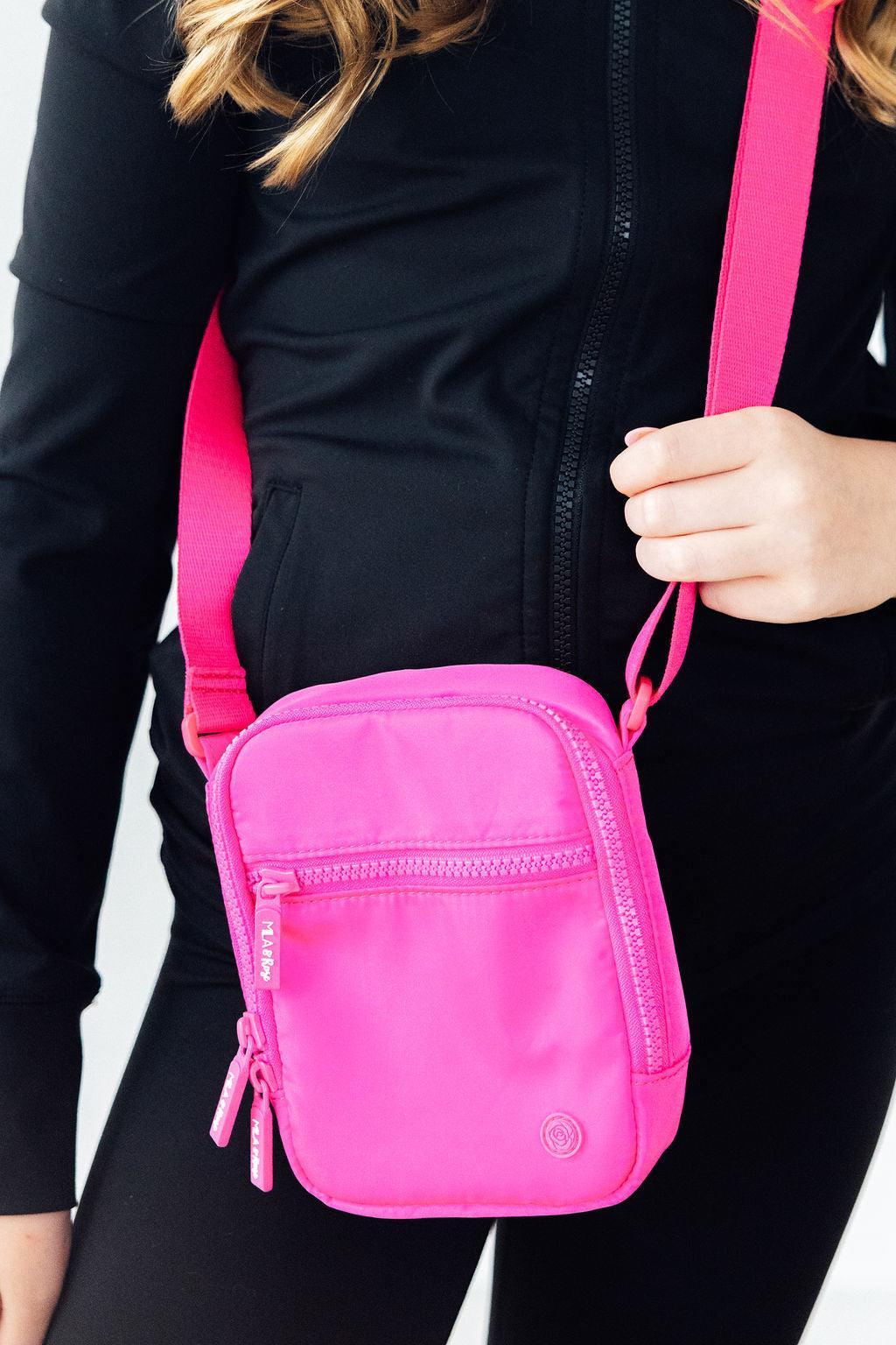 Neon Pink Crossbody Bag - Bexa Boutique