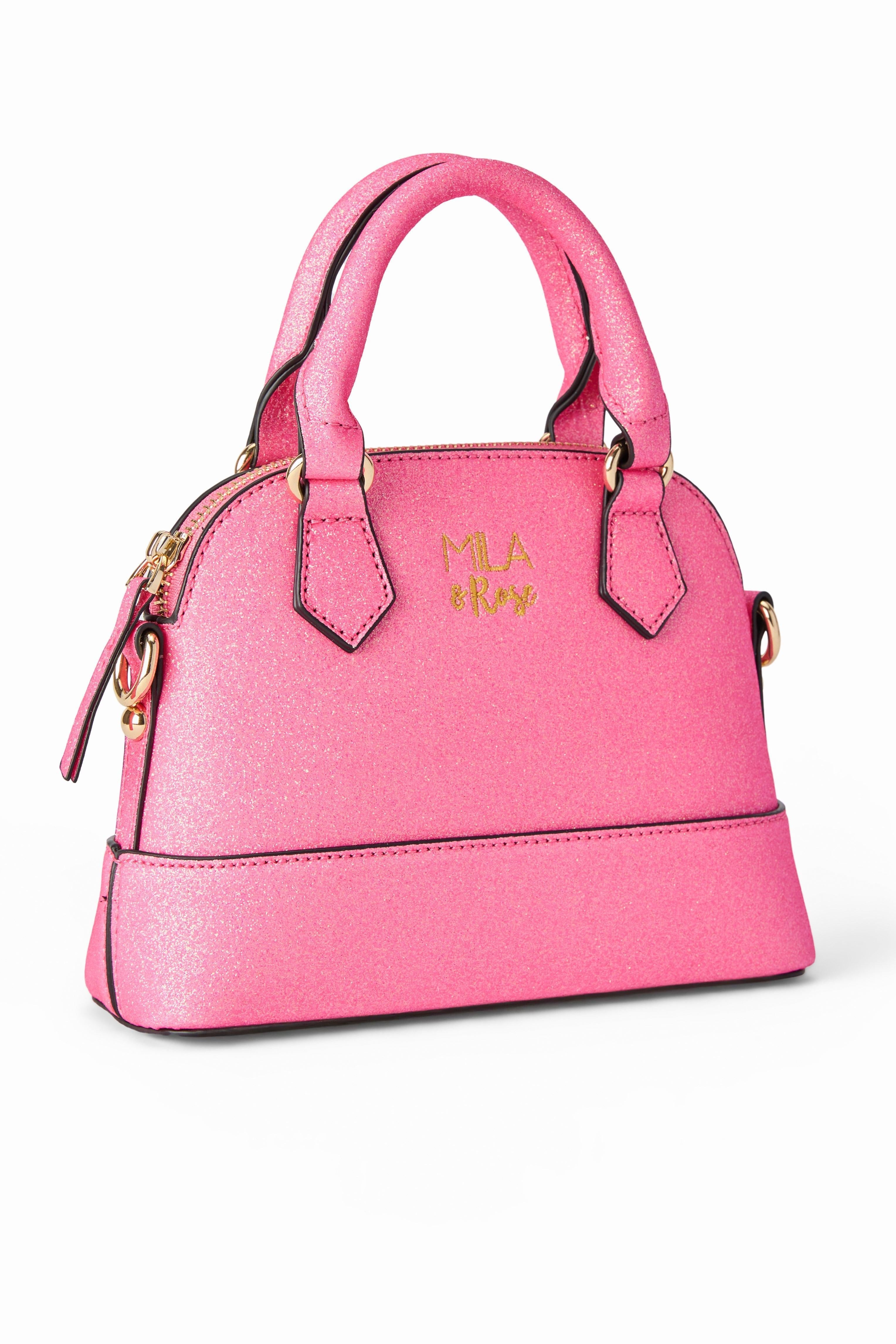 Neon Pink Glitter Girl's Crossbody Purse - Bexa Boutique