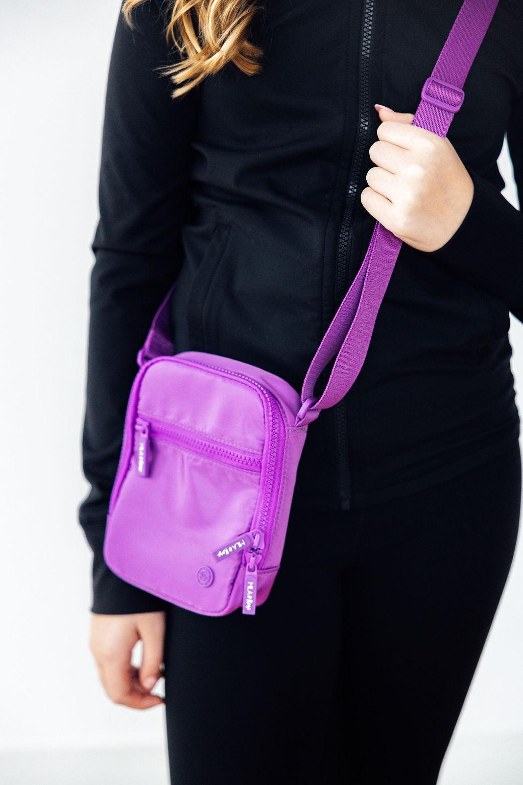 Neon Purple Crossbody Bag - Bexa Boutique