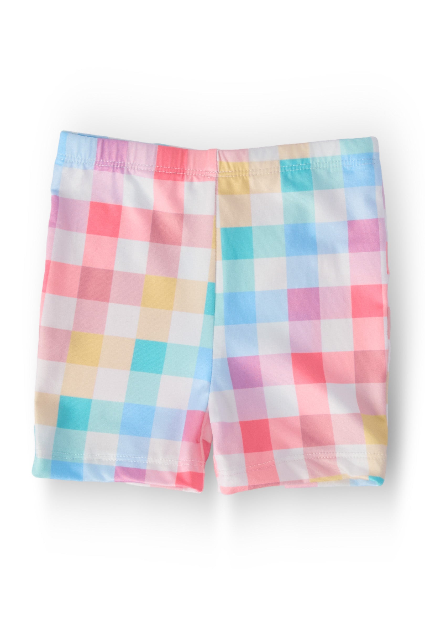 Pastel Plaid Twirl Shorts - Bexa Boutique