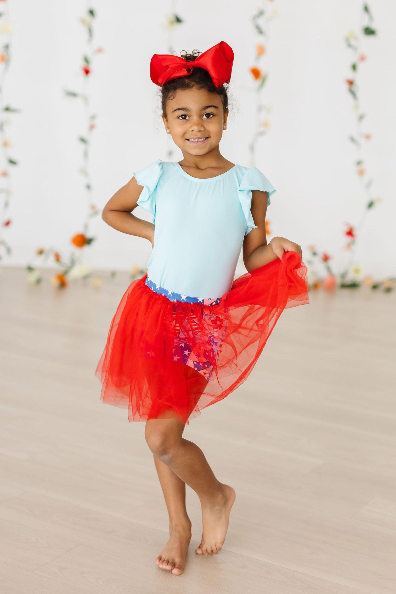 SALE Patriotic Patchwork Tutu Shorts - Bexa Boutique