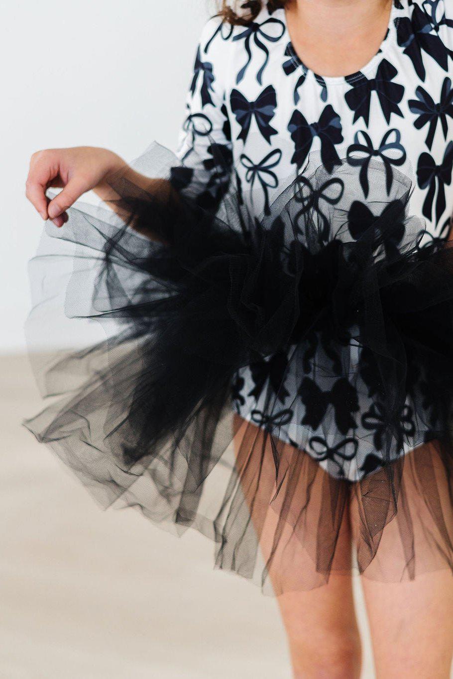 Perfectly Tied 3/4 Sleeve Tutu Leotard - Bexa Boutique