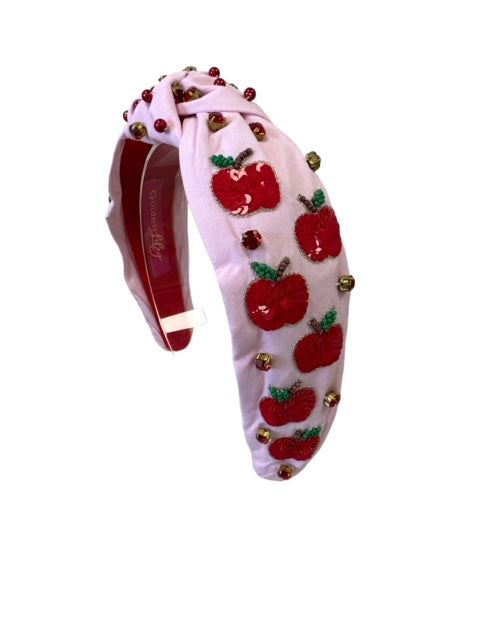 Headband Knot - Apple with Rhinestone - Bexa Boutique