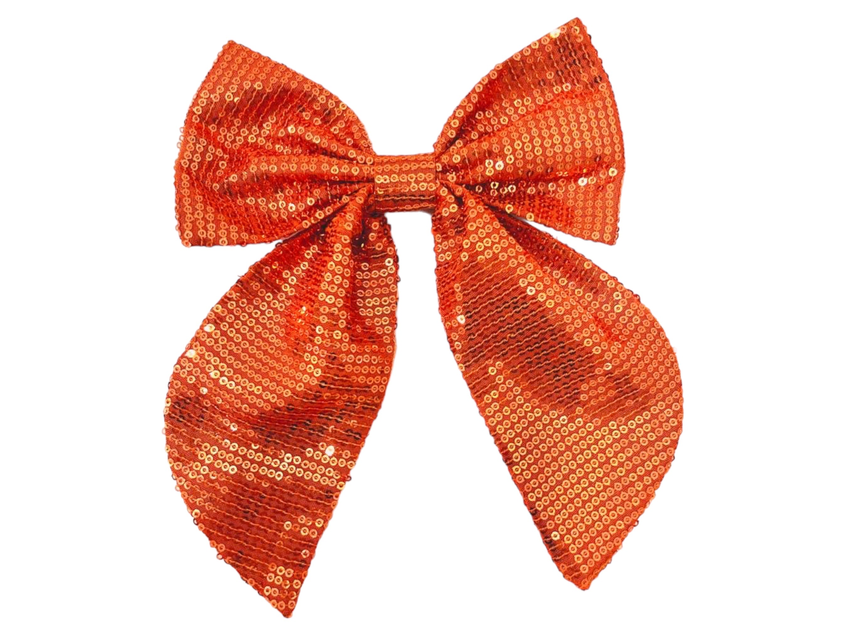Bow - Sequin - Orange - Bexa Boutique