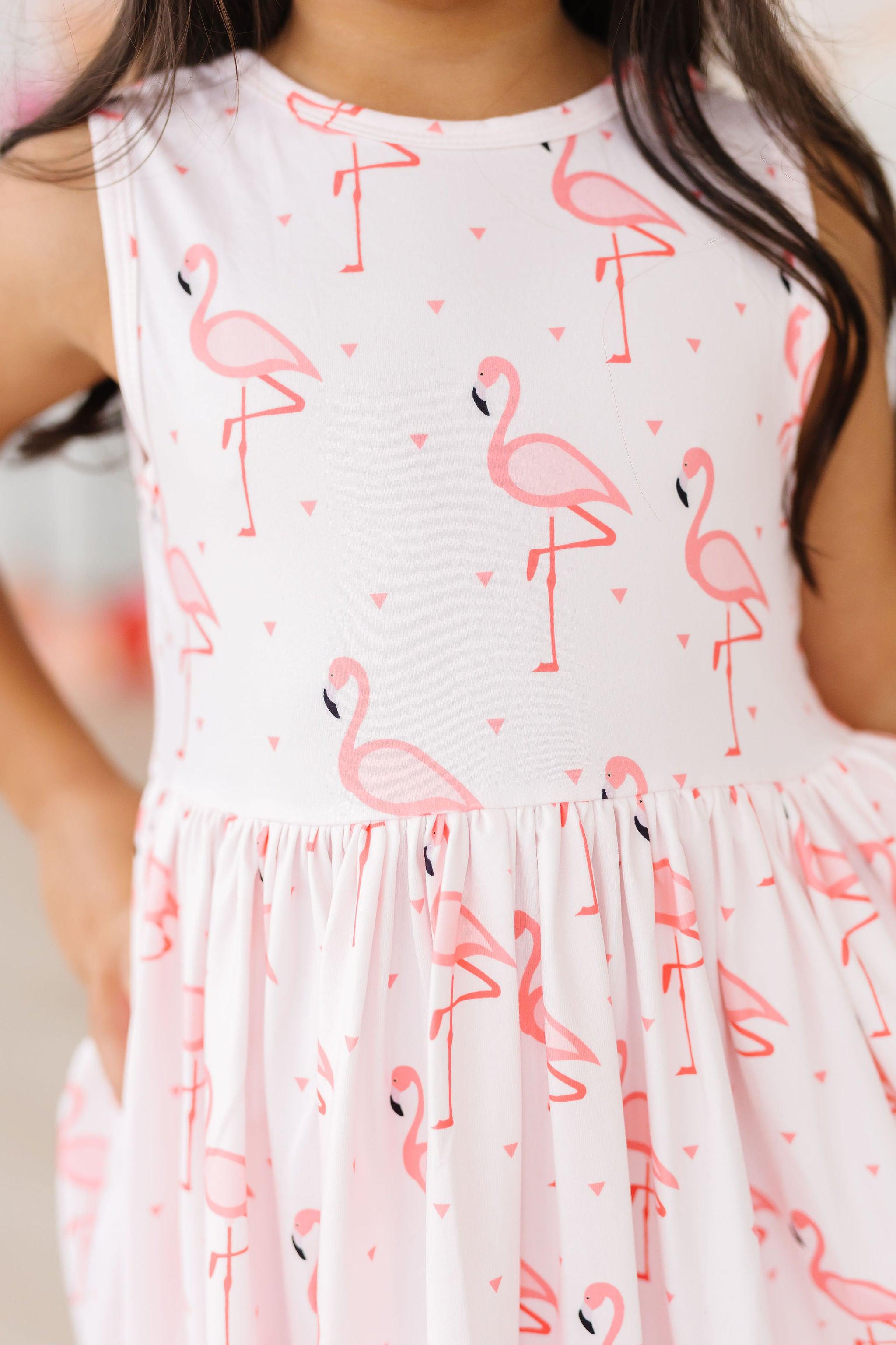 Pink Paradise Tank Twirl Dress - Bexa Boutique