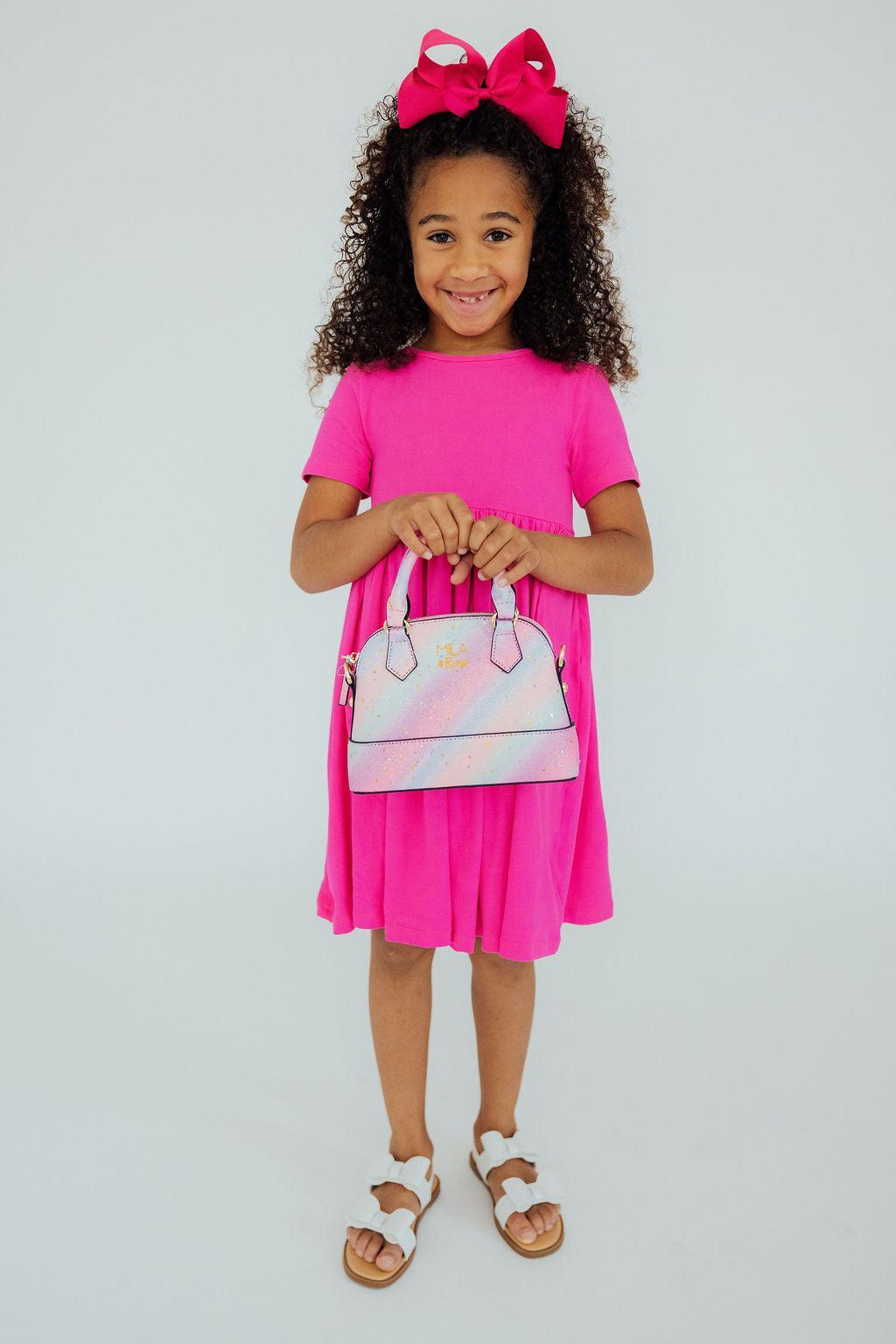 Princess Glitter Girl's Crossbody Purse - Bexa Boutique