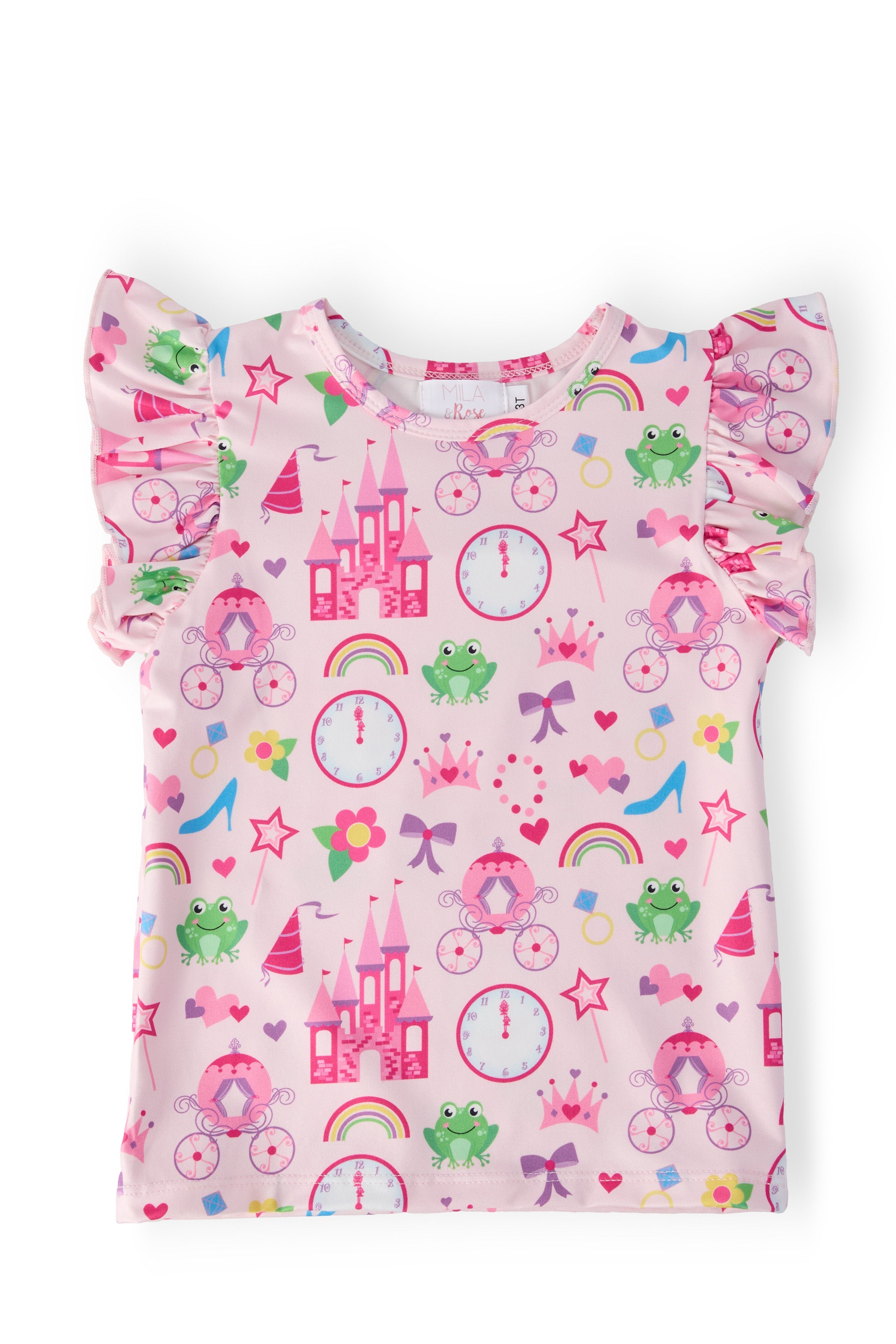 Princess & the Froggie S/S Ruffle Tee - Bexa Boutique