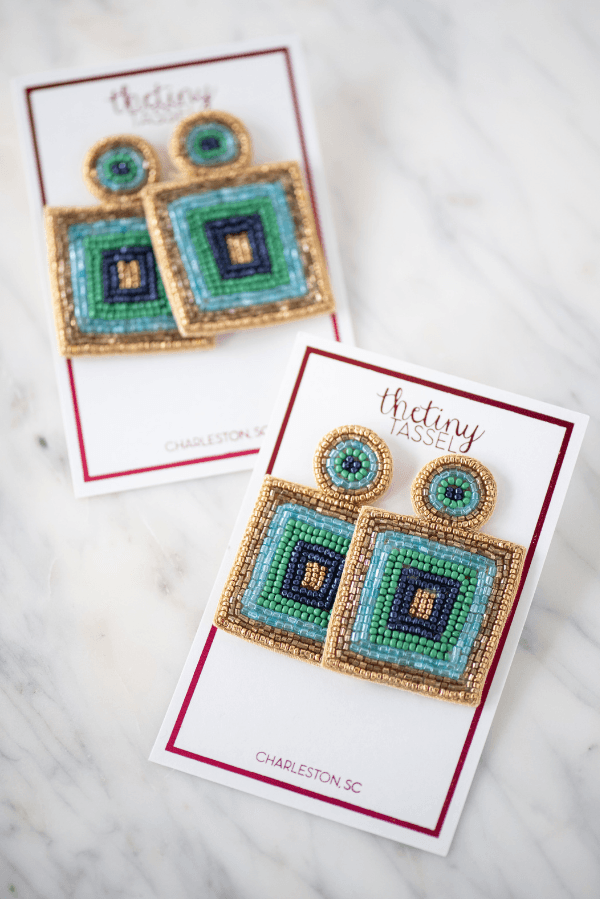 The Noisette Earring in Blues - Bexa Boutique