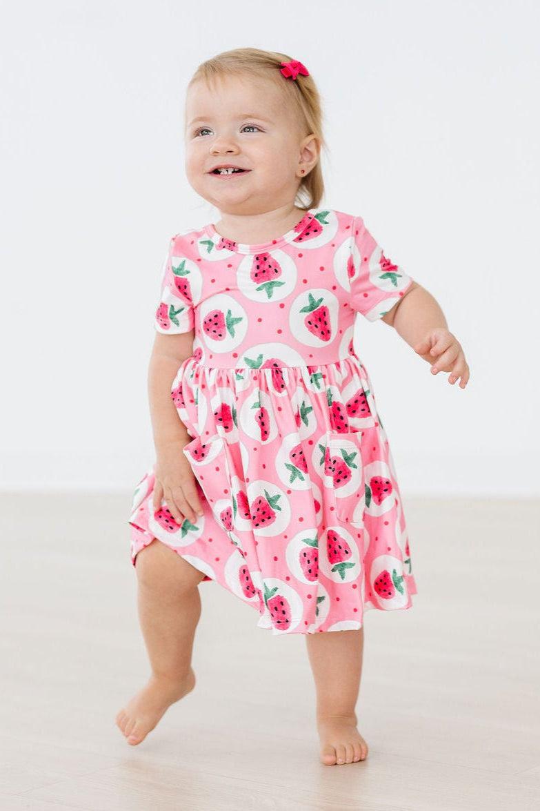 Strawberry Fields S/S Pocket Twirl Dress - Bexa Boutique