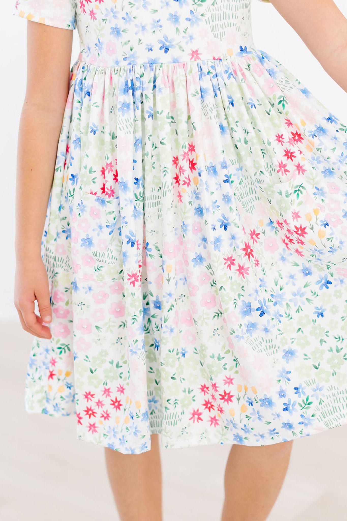 Sunshine Meadows S/S Pocket Twirl Dress - Bexa Boutique