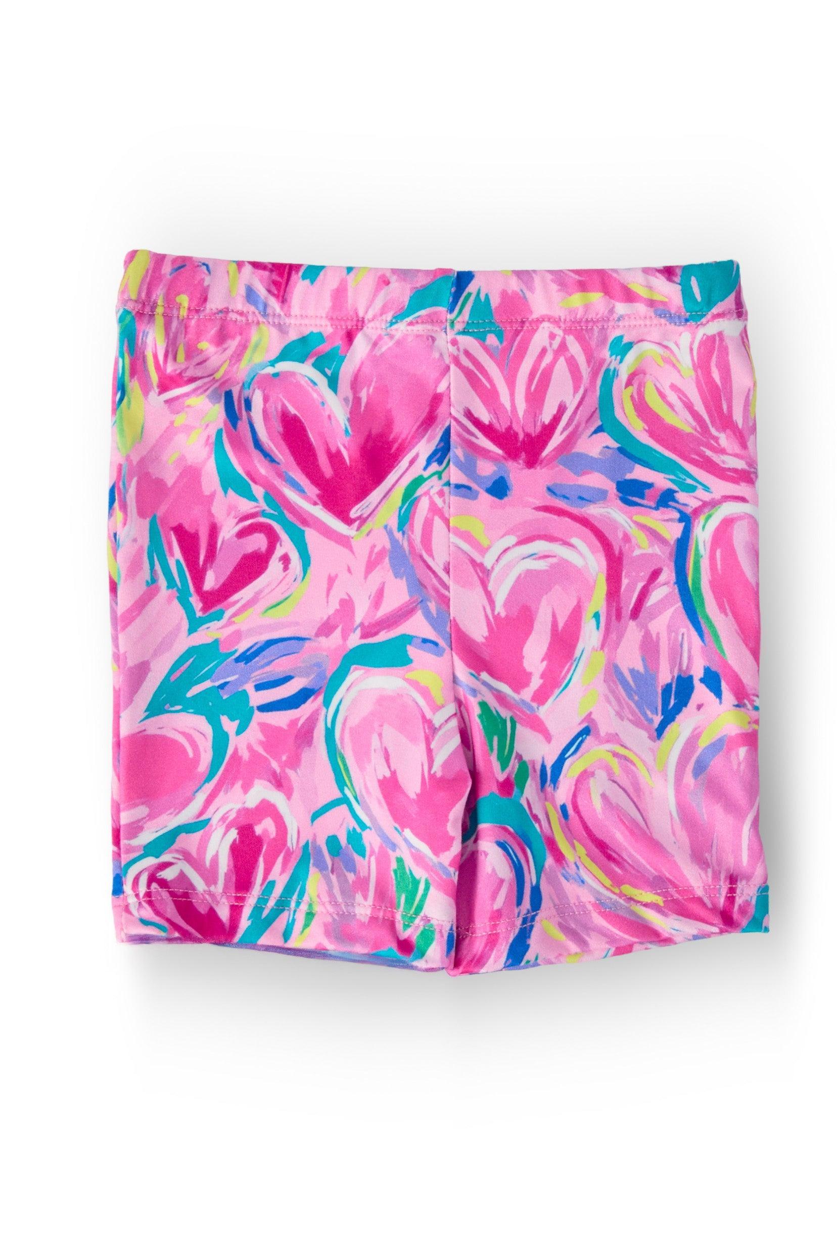 Sweetheart Scribbles Twirl Shorts - Bexa Boutique