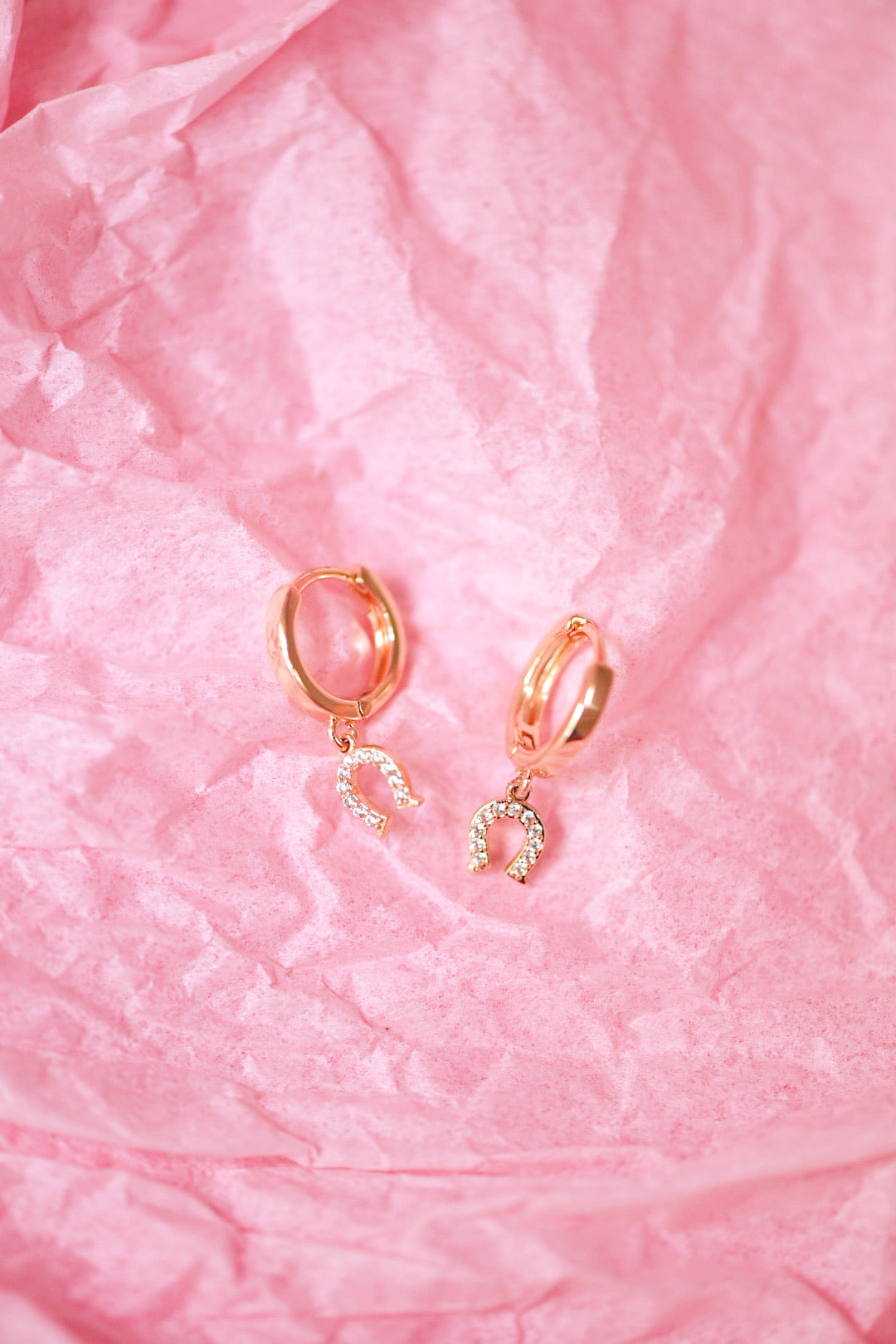 Tiny Horseshoe Huggies - Bexa Boutique