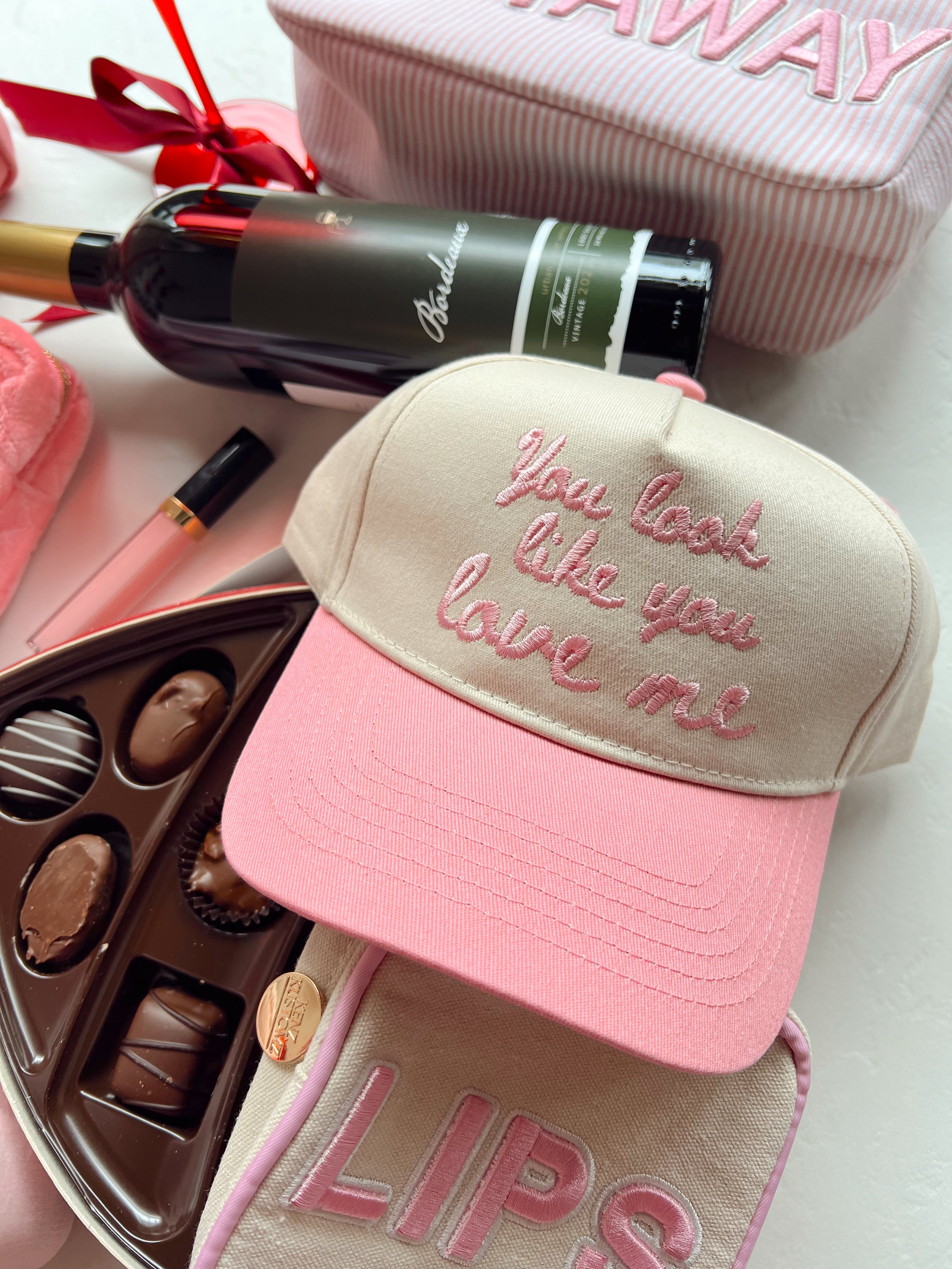 You Look Like You Love Me - Pink Vintage Trucker Hat - Bexa Boutique