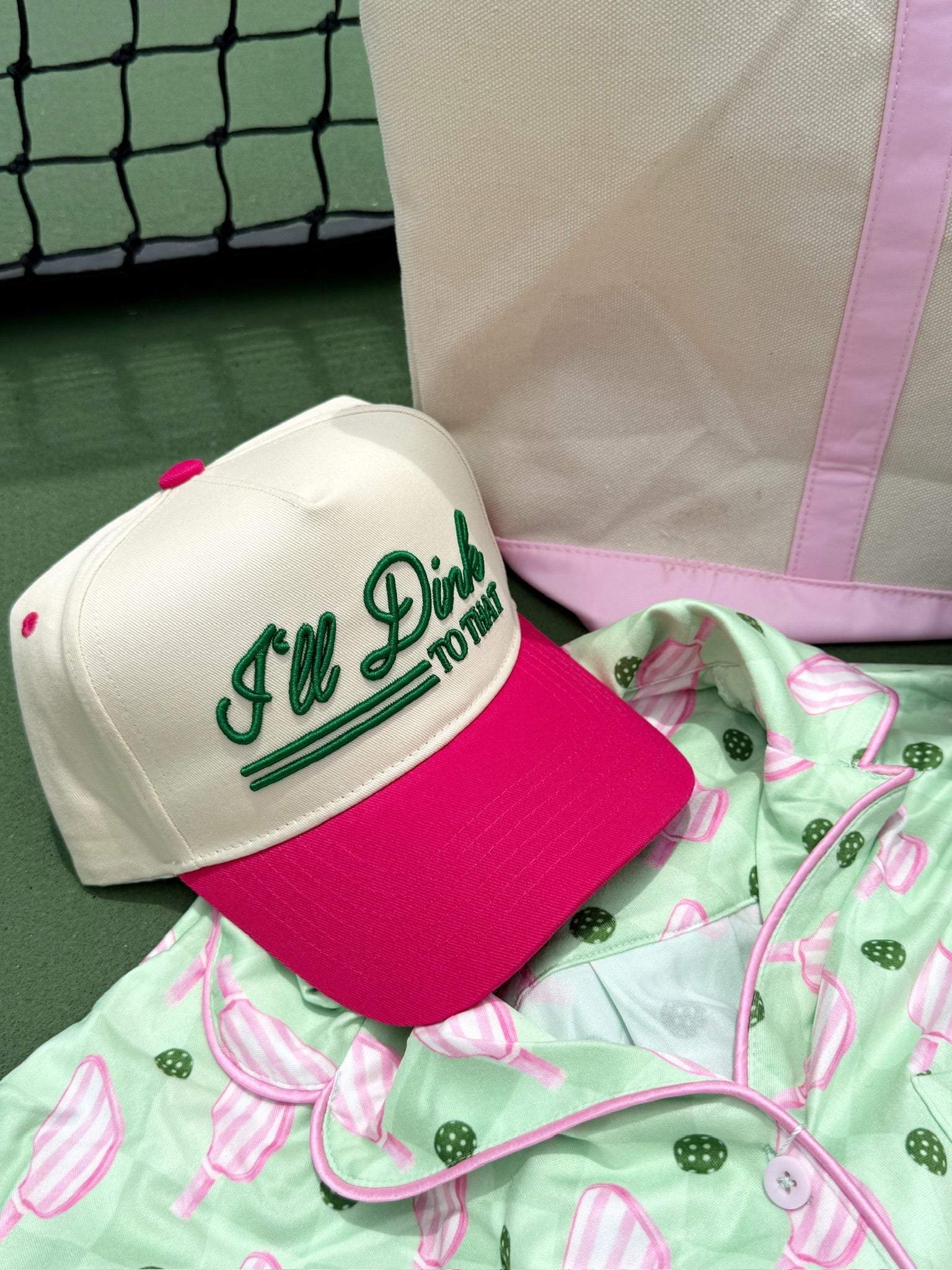 I'll Dink to That - Hot Pink Vintage Trucker Hat - Bexa Boutique