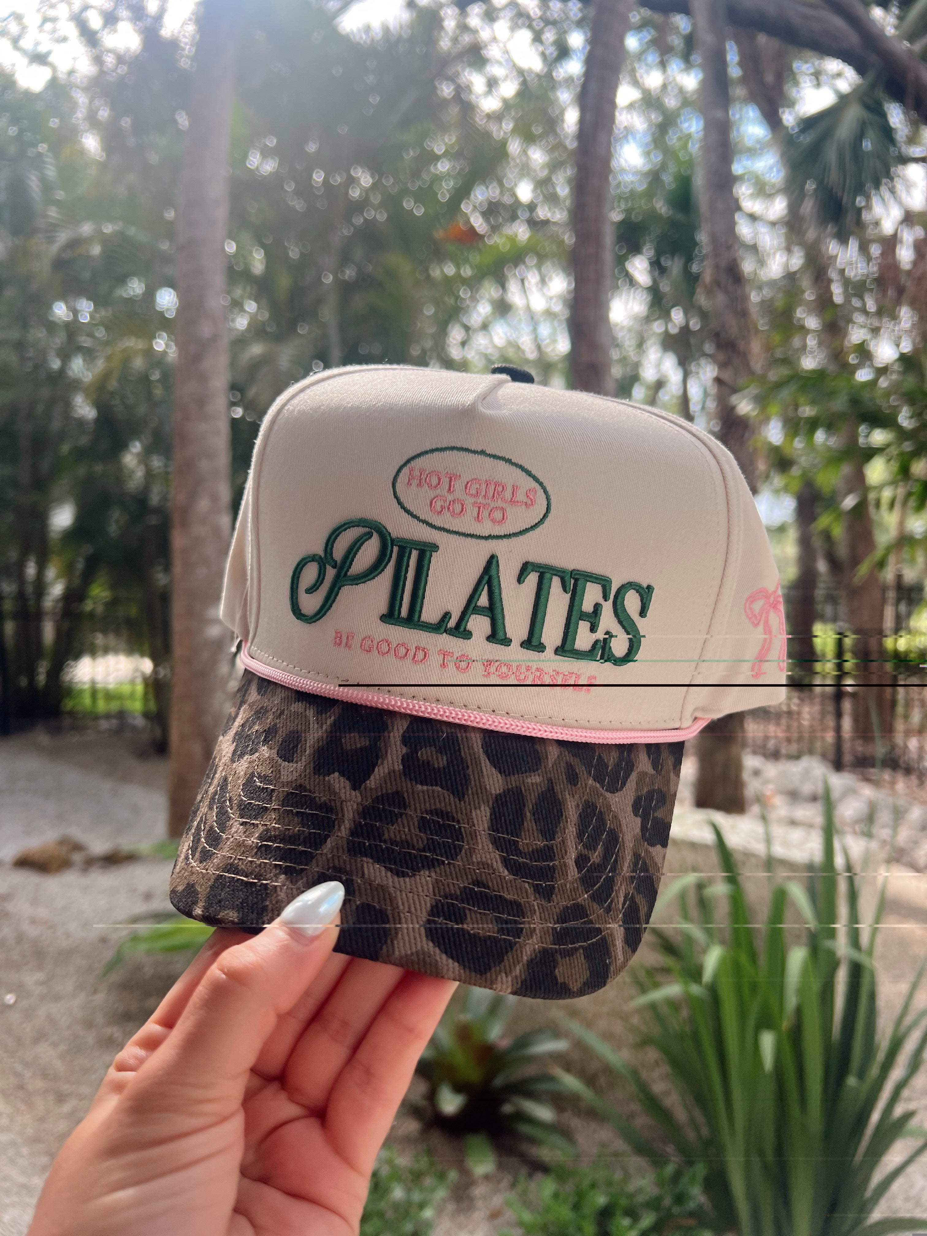 Hot Girls go to Pilates - Leopard Vintage Hat - Bexa Boutique