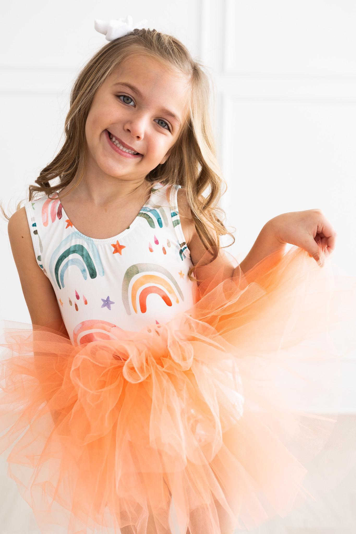 Tonal Rainbow Tank Tutu Leotard - Bexa Boutique